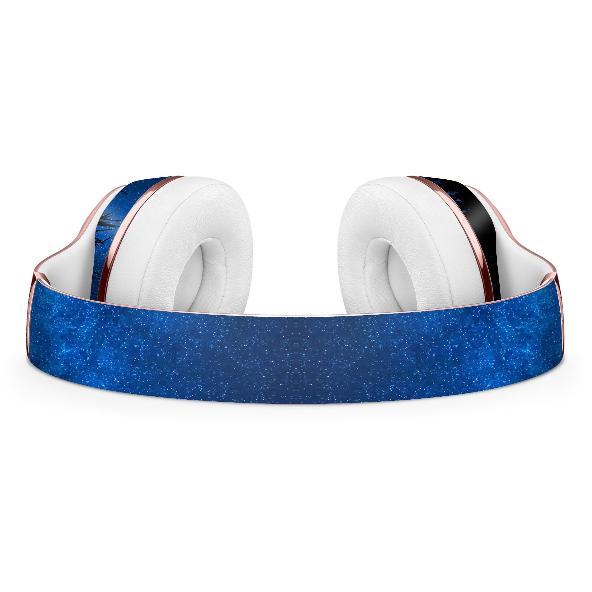 Silhouette Night Sky Full-Body Skin Kit for Beats by Dre Solo 3, showcasing a stylish design that fits perfectly on headphones.