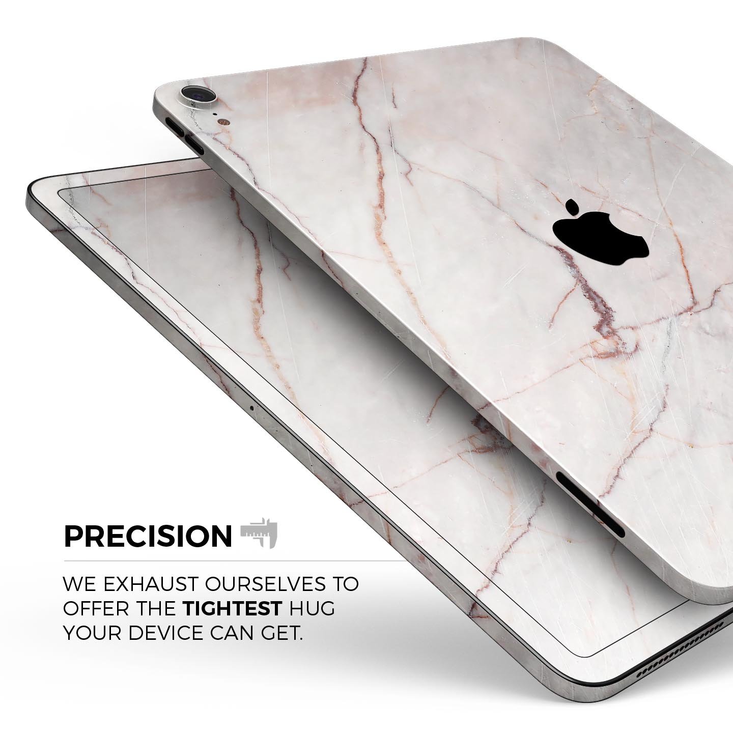 Slate Marble Surface V11 skin decal for Apple iPad Pro, showcasing a stylish marble design with a premium finish.