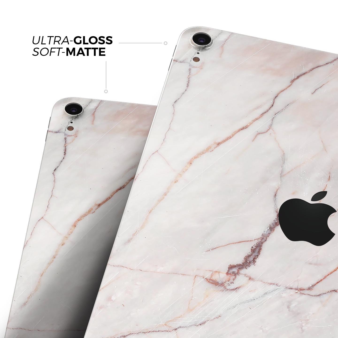 Slate Marble Surface V11 skin decal for Apple iPad Pro, showcasing a stylish marble design with a premium finish.