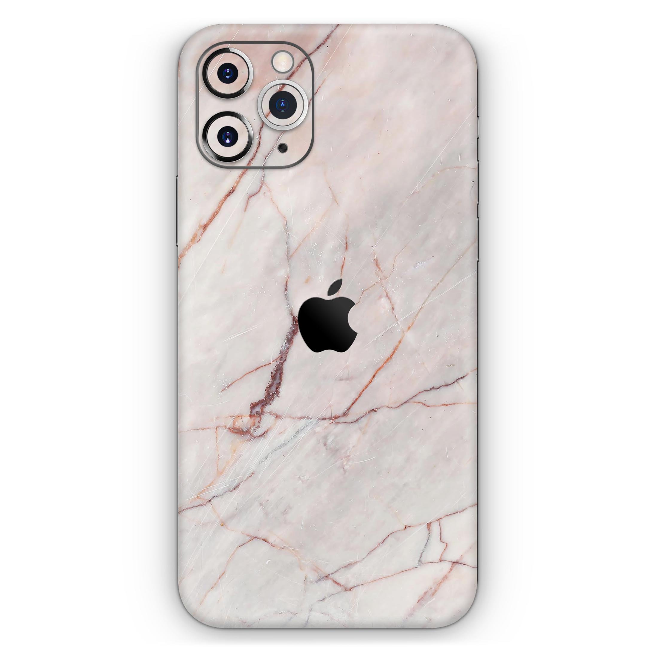 Slate Marble Surface V11 Skin-Kit for Apple iPhone, showcasing a stylish marble design on a sleek device.