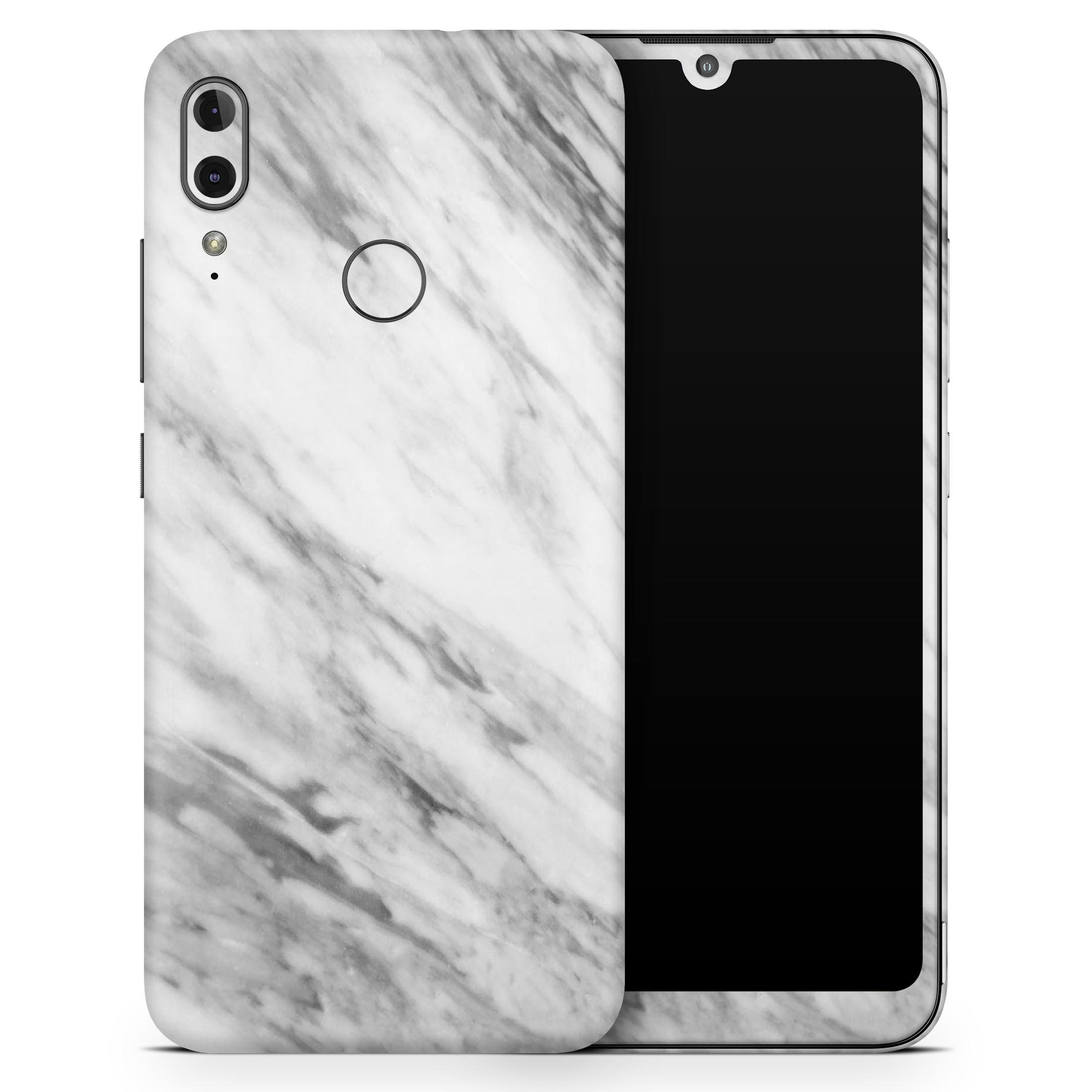 Slate Marble Surface V10 skateboard skin decal wrap kit showcasing a stylish marble design with a matte finish, perfectly fitting a skateboard deck.