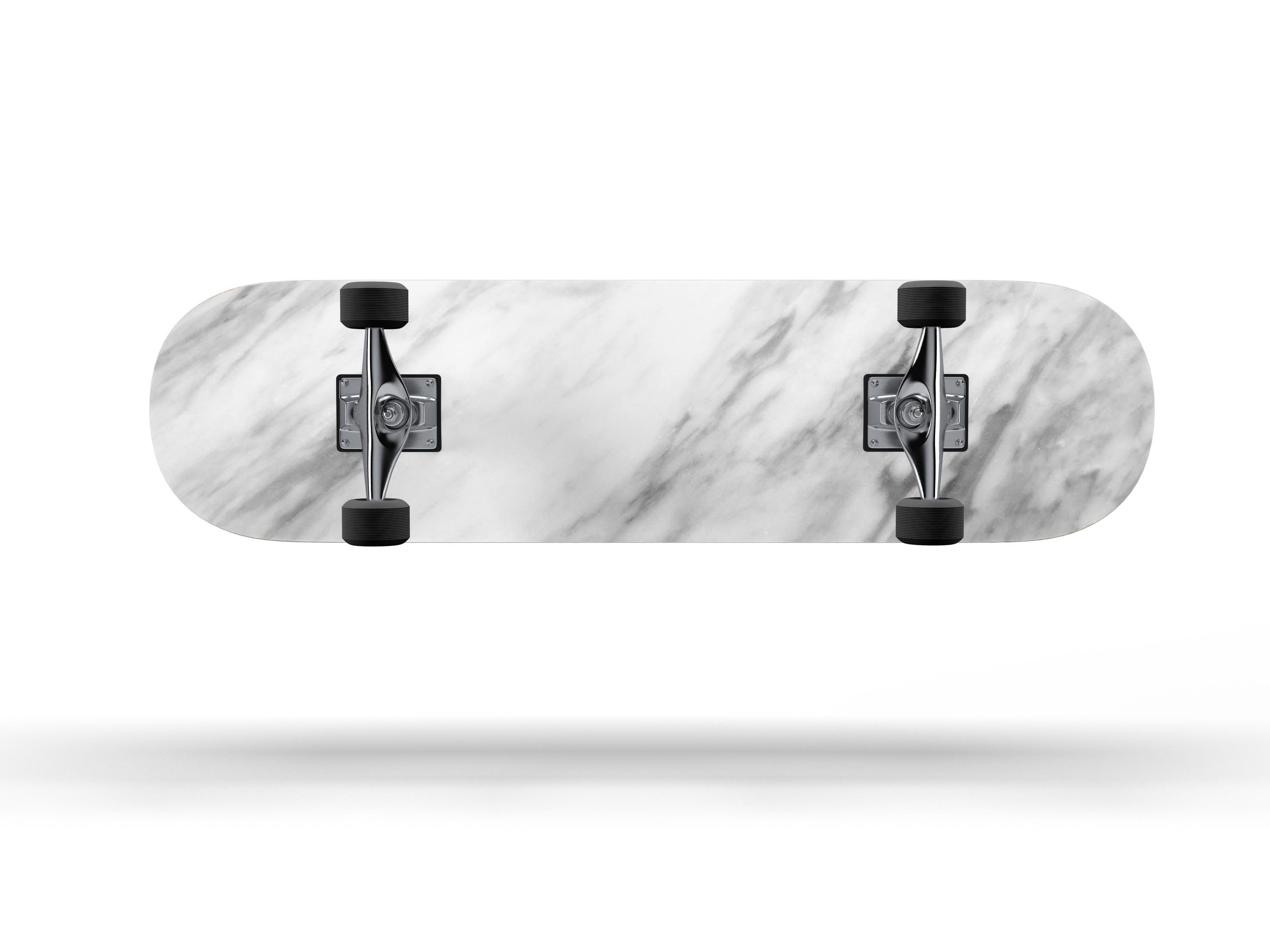 Slate Marble Surface V10 skateboard skin decal wrap kit showcasing a stylish marble design with a matte finish, perfectly fitting a skateboard deck.