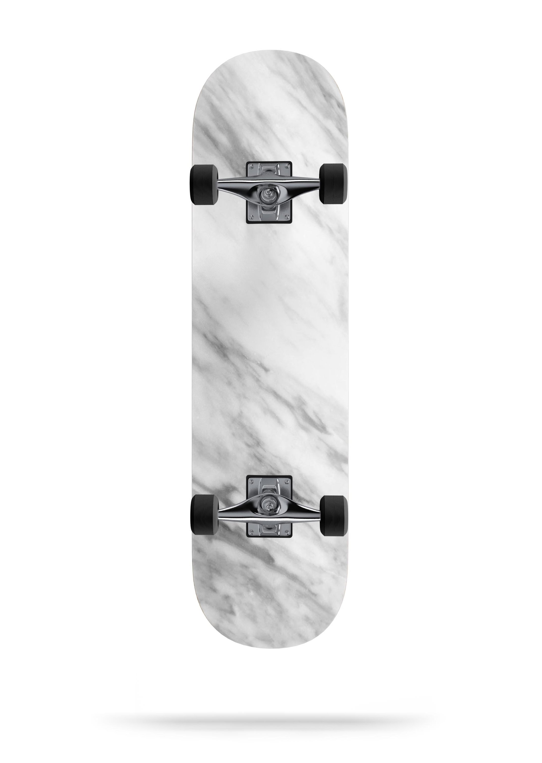 Slate Marble Surface V10 skateboard skin decal wrap kit showcasing a stylish marble design with a matte finish, perfectly fitting a skateboard deck.