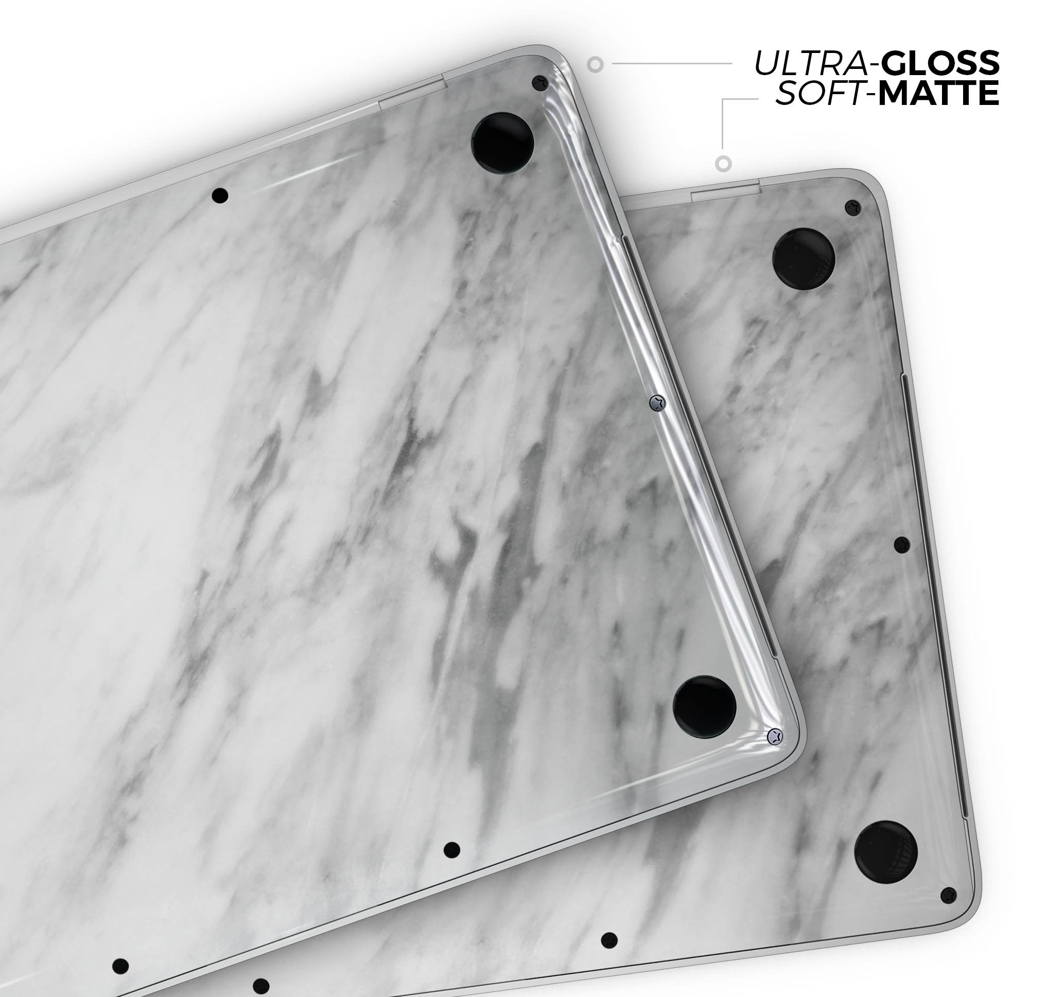 Slate Marble Surface V10 Skin Decal Wrap Kit for MacBook, showcasing a stylish marble design with a premium vinyl finish.