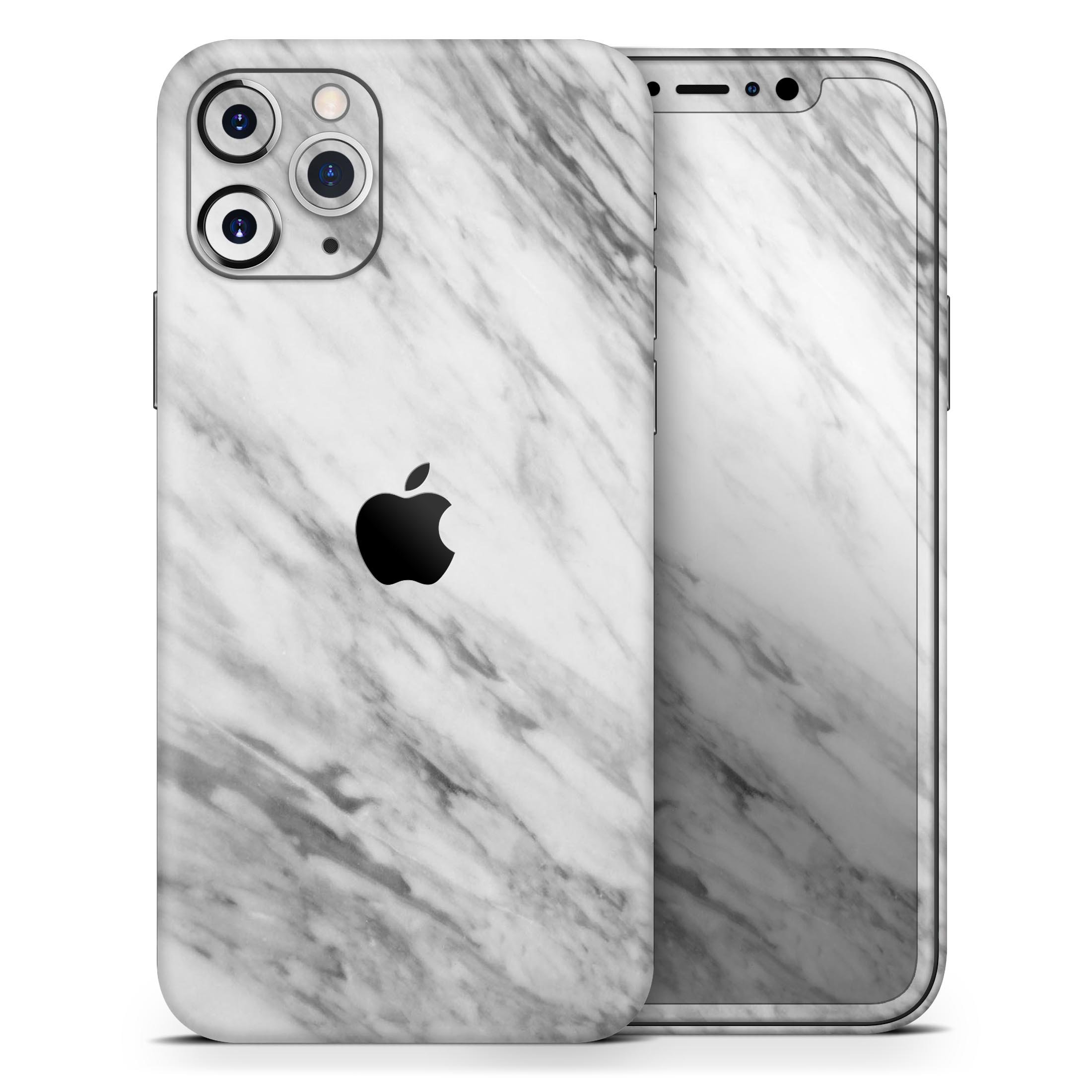 Slate Marble Surface V10 Skin-Kit for Apple iPhone, showcasing a stylish marble design with a premium vinyl finish.