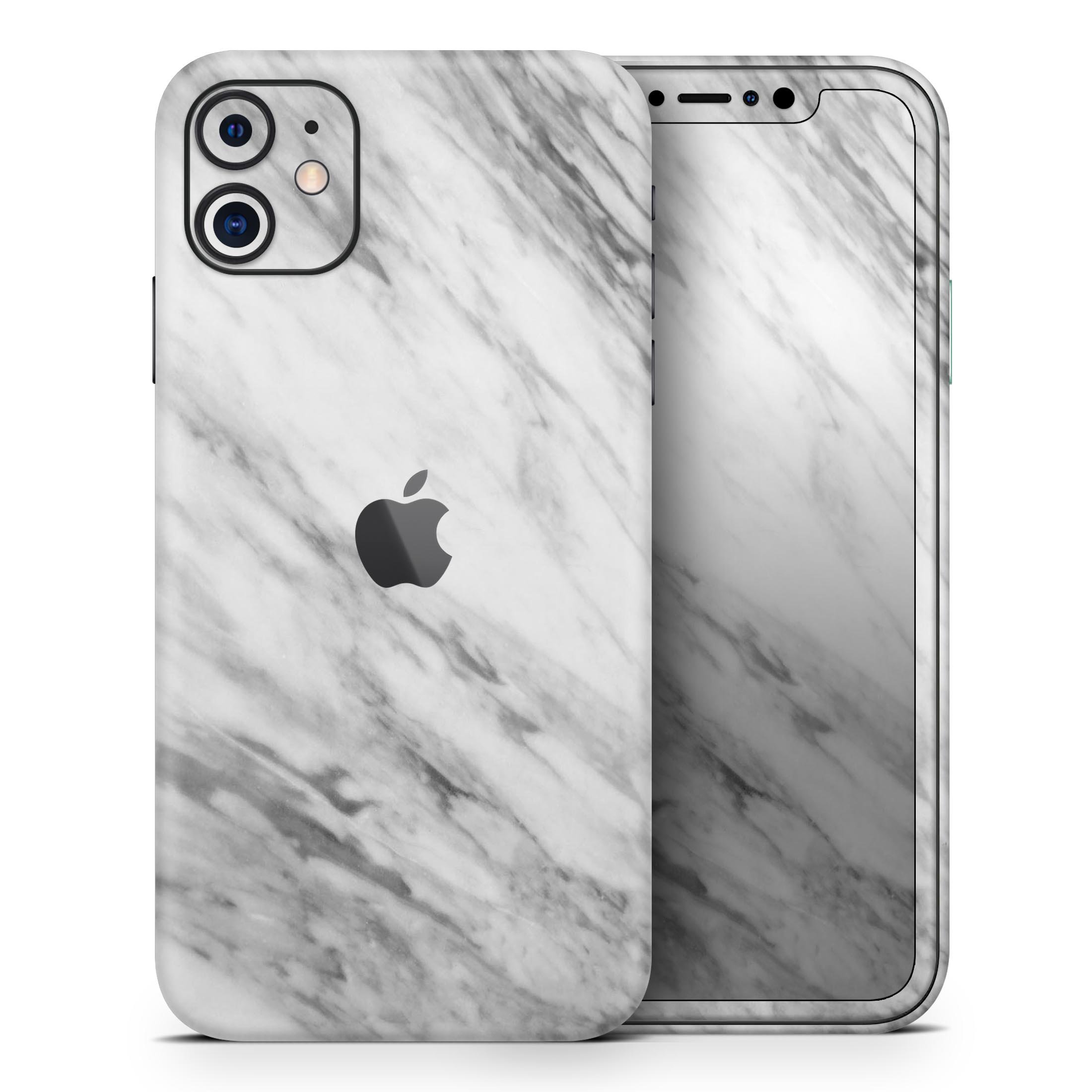 Slate Marble Surface V10 Skin-Kit for Apple iPhone, showcasing a stylish marble design with a premium vinyl finish.