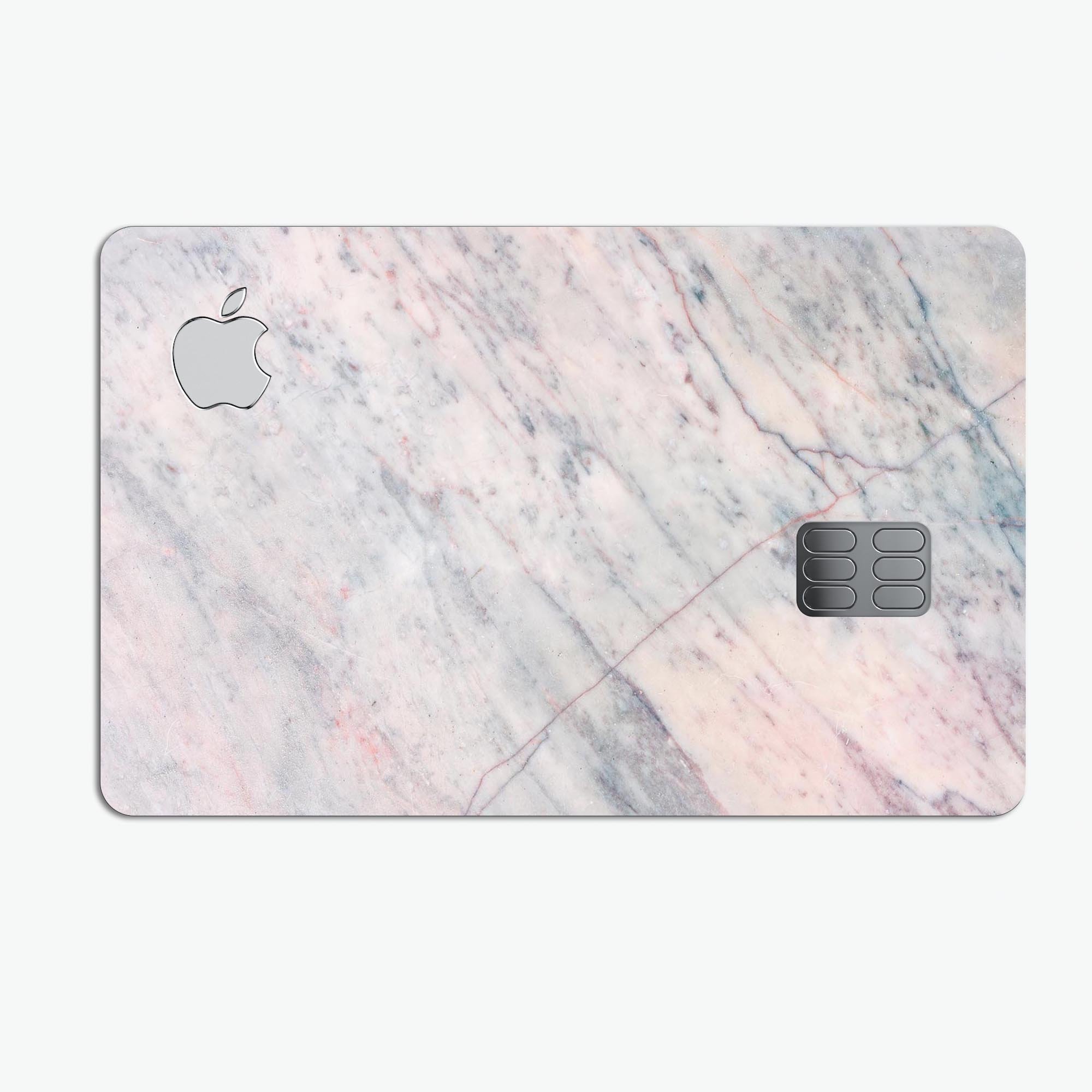 Slate Marble Surface V12 decal skin for Apple Card, showcasing premium vinyl design and protective features.