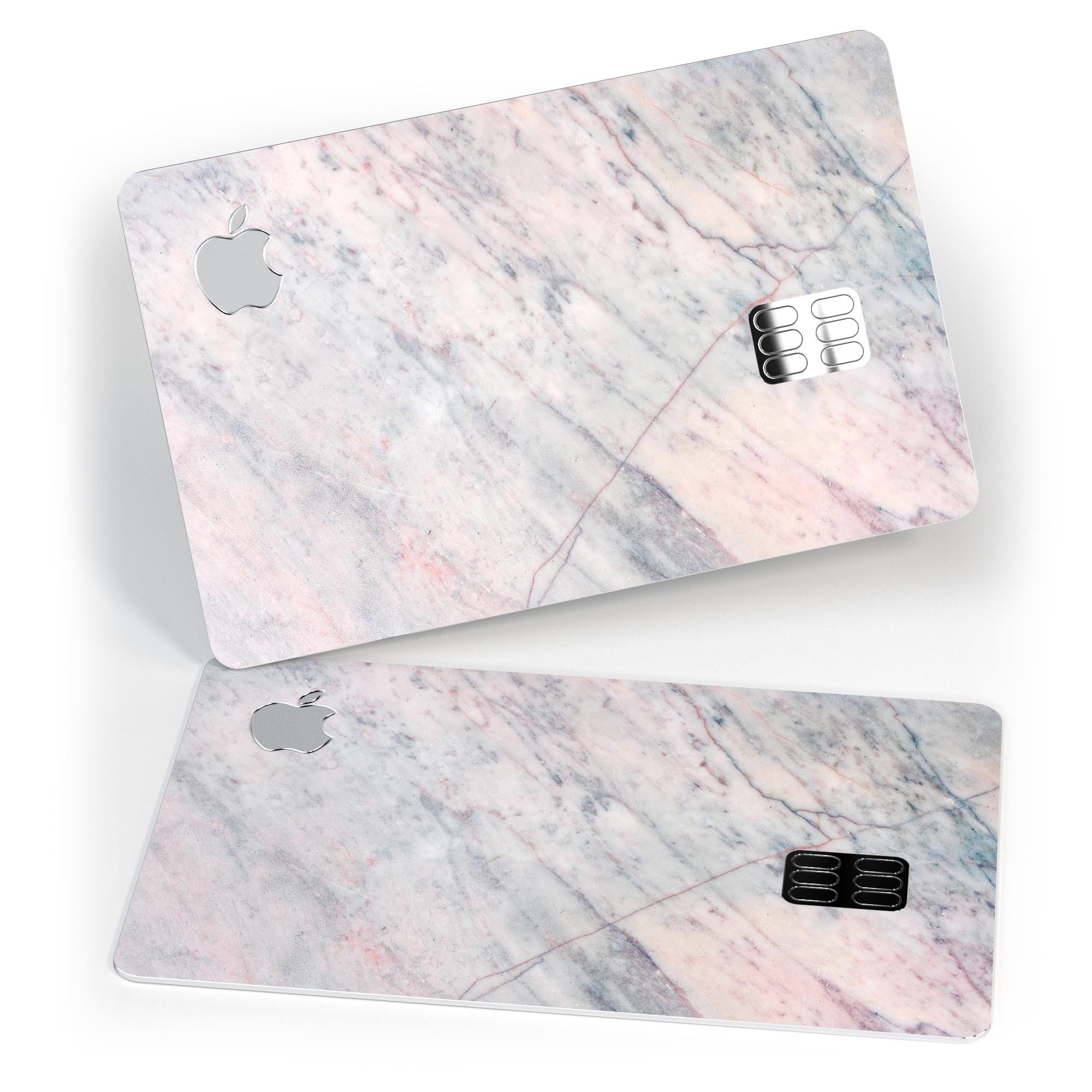 Slate Marble Surface V12 decal skin for Apple Card, showcasing premium vinyl design and protective features.