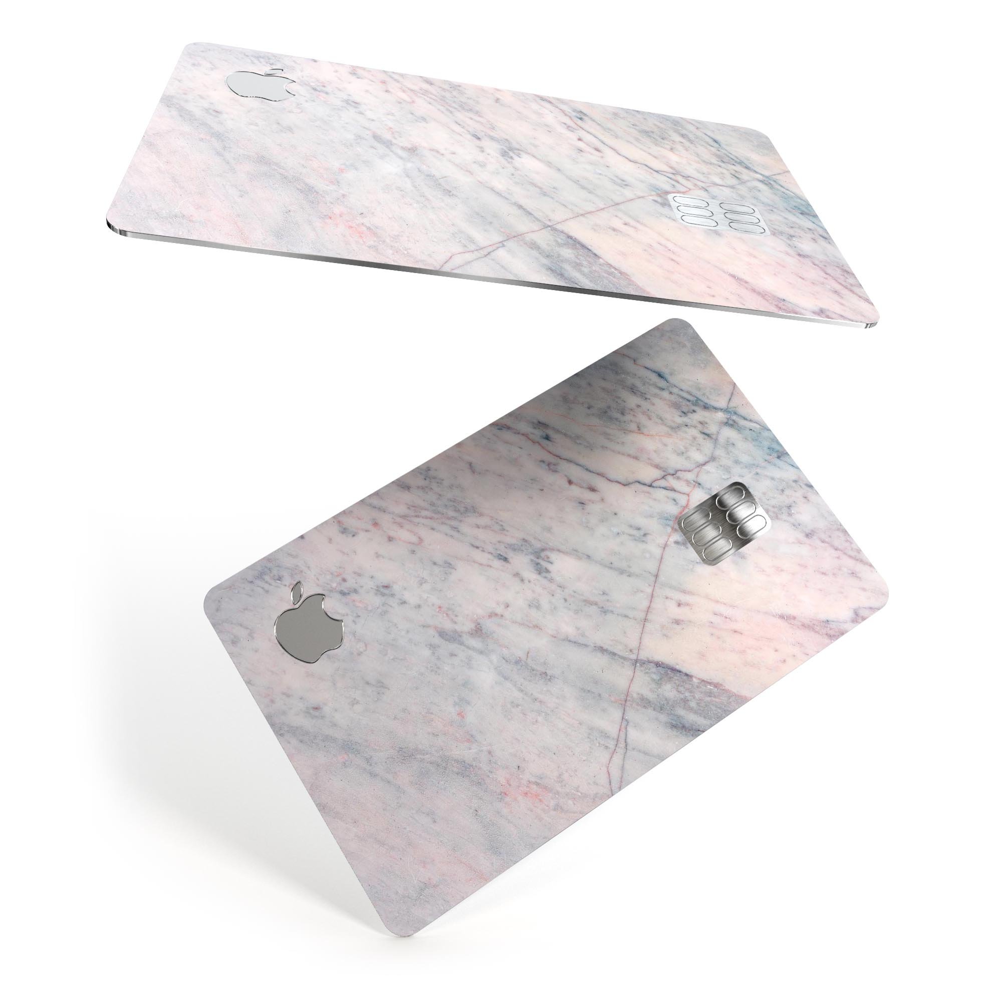 Slate Marble Surface V12 decal skin for Apple Card, showcasing premium vinyl design and protective features.