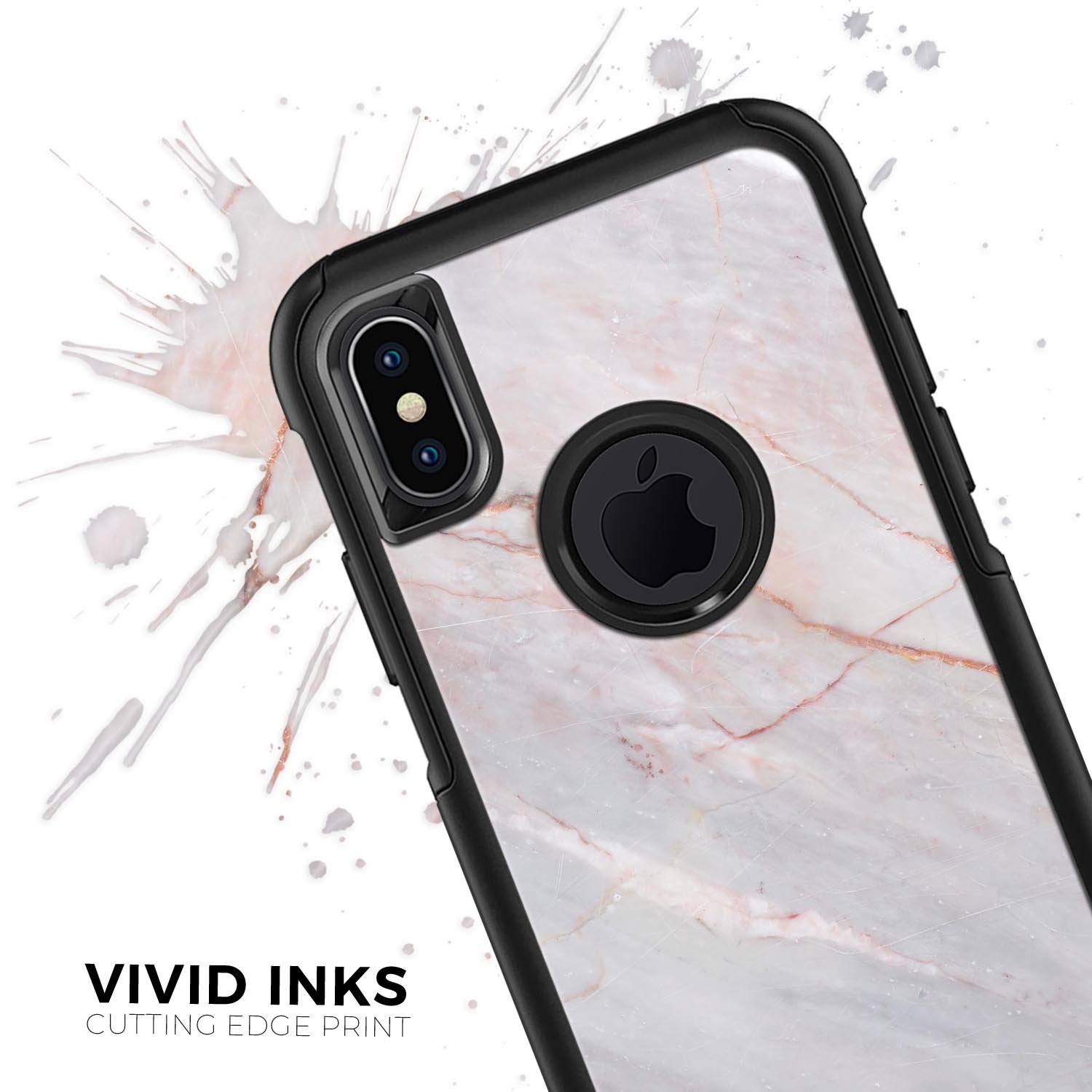 Slate Marble Surface V14 Skin Kit designed for iPhone OtterBox Cases, showcasing a stylish marble pattern.