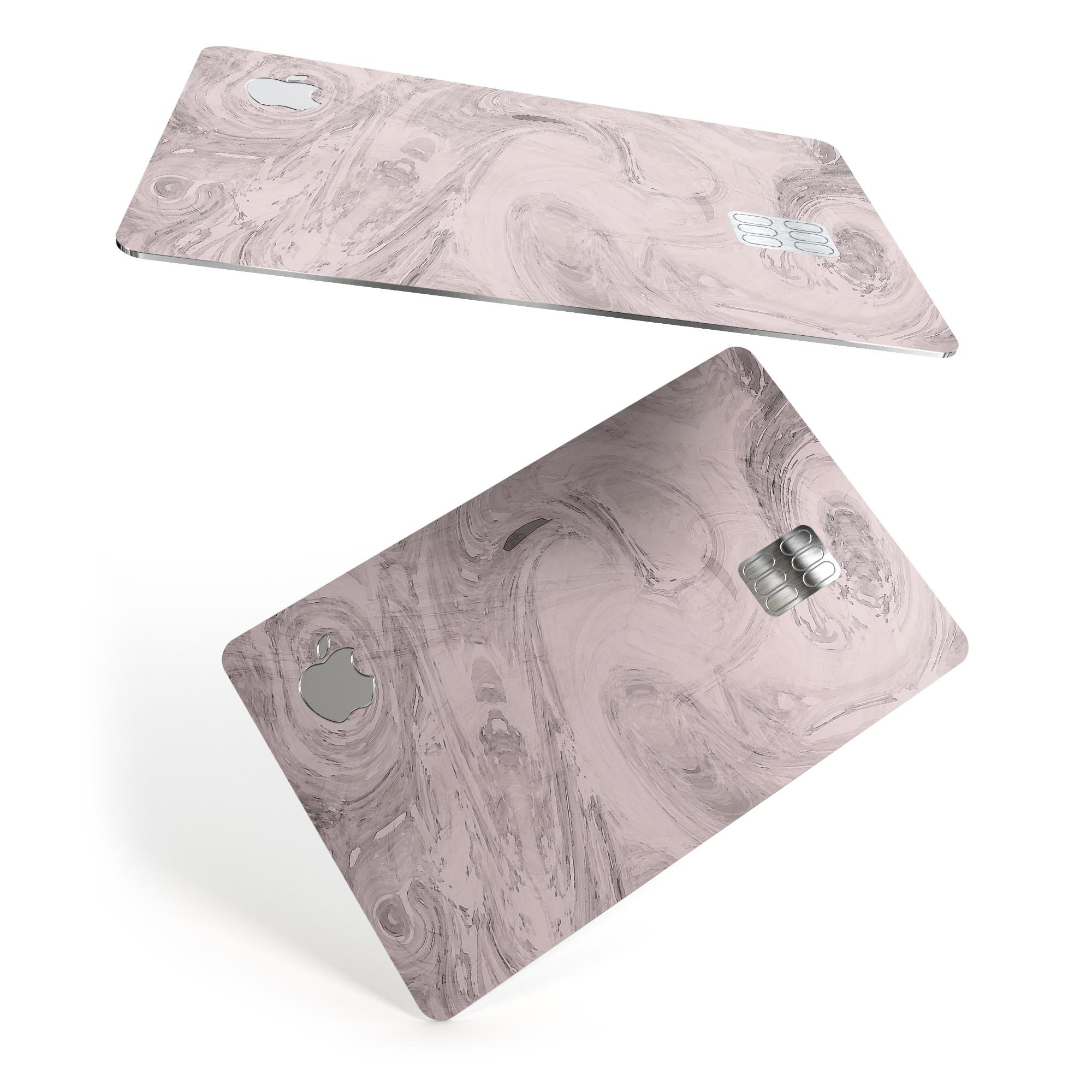 Slate Marble Surface V19 decal skin for Apple Card, showcasing premium vinyl design and protective features.