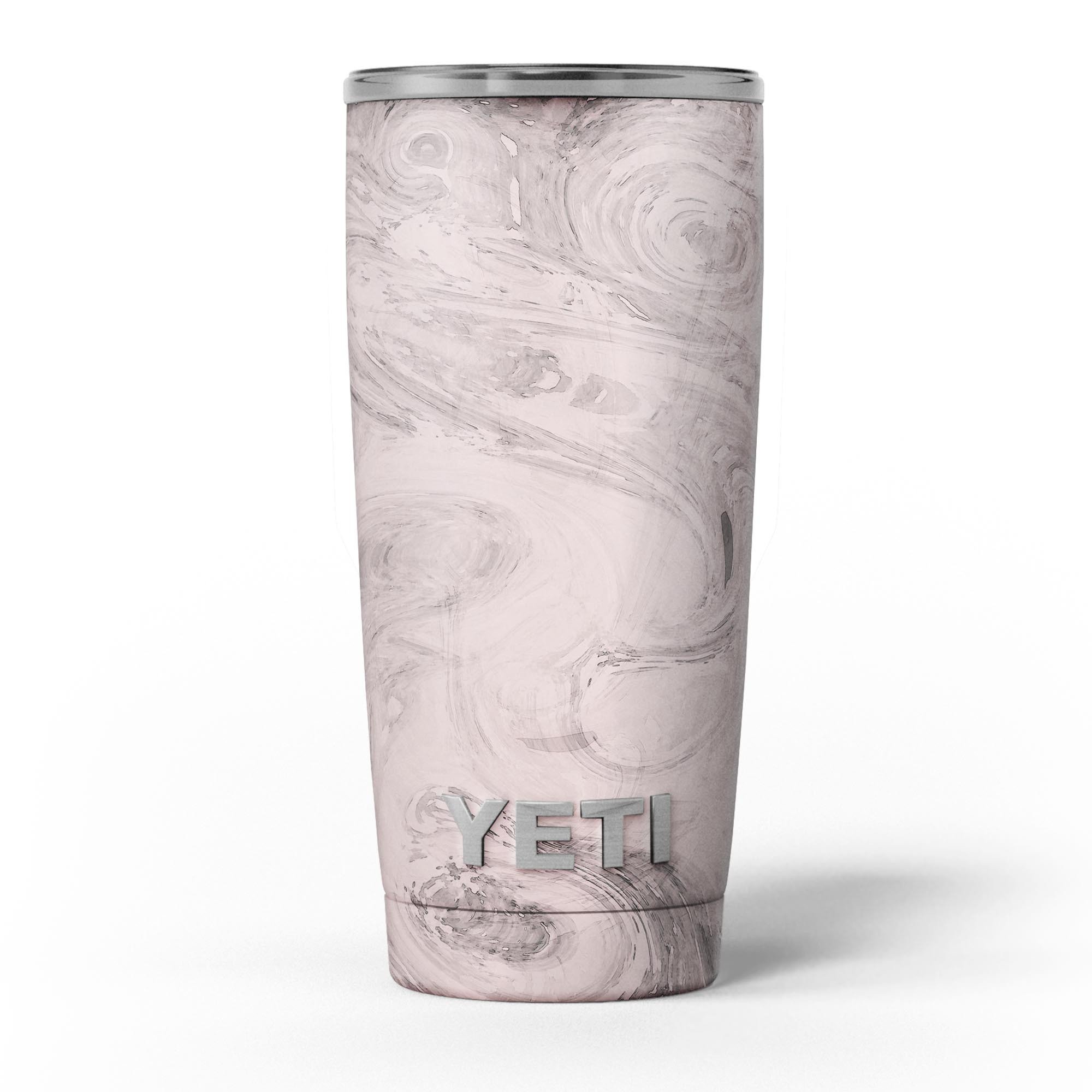 Slate Marble Surface V19 skin decal vinyl wrap kit for Yeti Cooler, showcasing a stylish marble design.