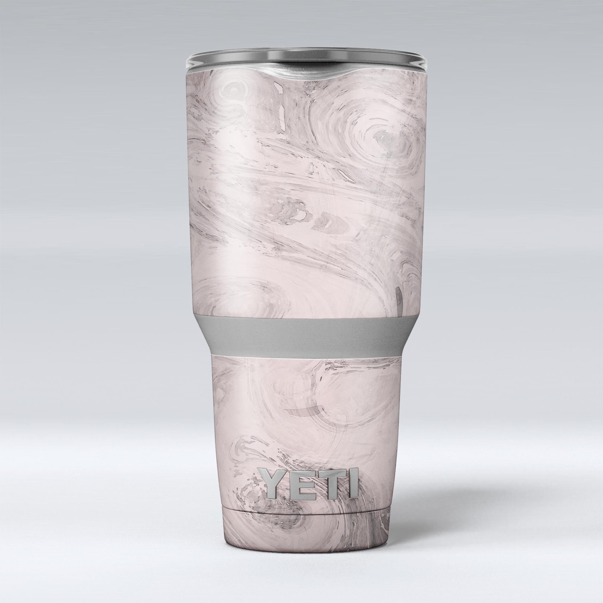 Slate Marble Surface V19 skin decal vinyl wrap kit for Yeti Cooler, showcasing a stylish marble design.