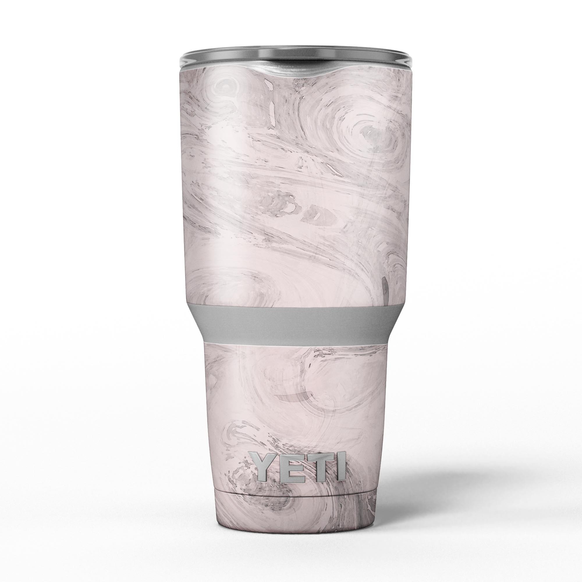 Slate Marble Surface V19 skin decal vinyl wrap kit for Yeti Cooler, showcasing a stylish marble design.