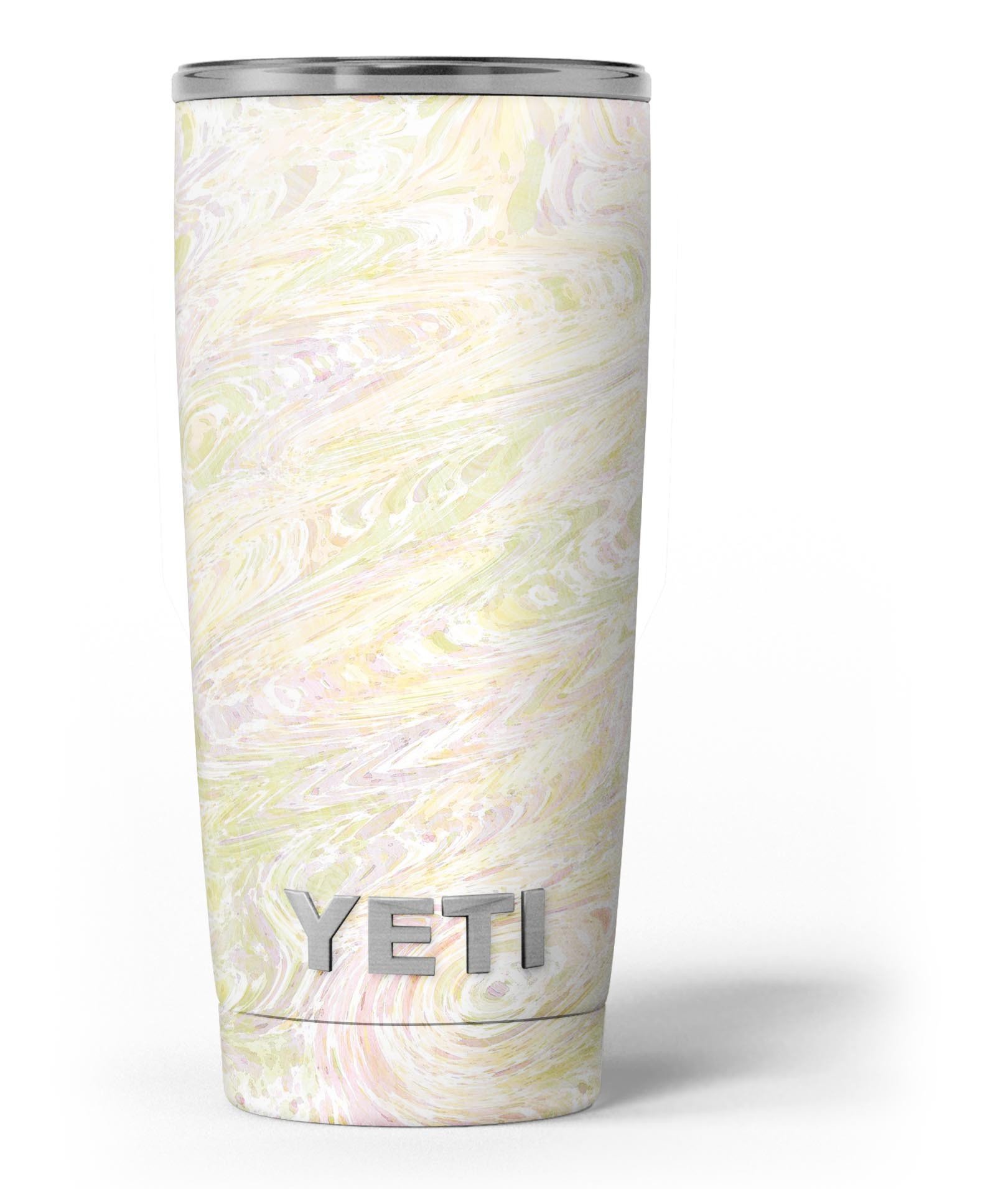 Slate Marble Surface V20 skin decal vinyl wrap kit for Yeti Coolers, showcasing a stylish marble design.