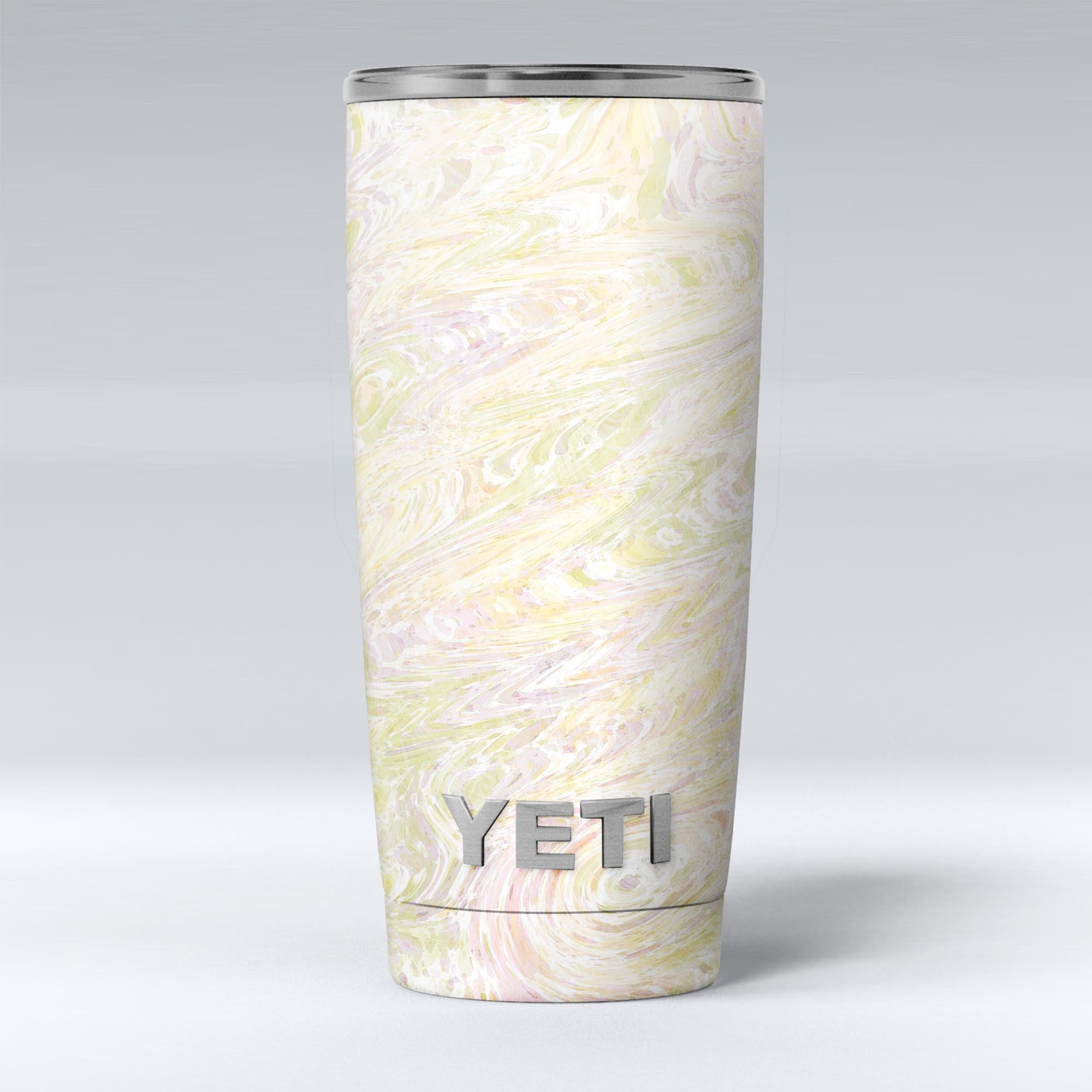 Slate Marble Surface V20 skin decal vinyl wrap kit for Yeti Coolers, showcasing a stylish marble design.