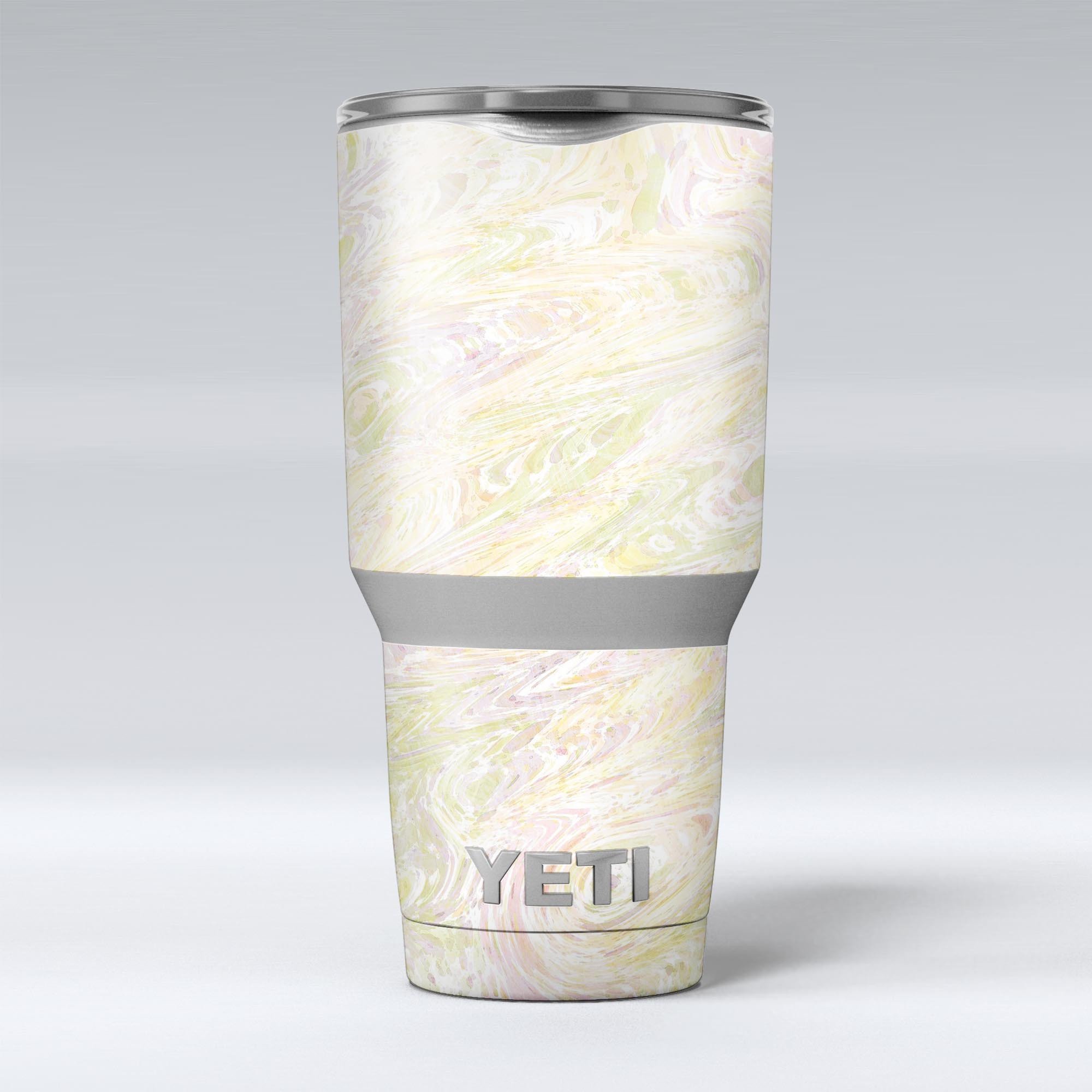 Slate Marble Surface V20 skin decal vinyl wrap kit for Yeti Coolers, showcasing a stylish marble design.