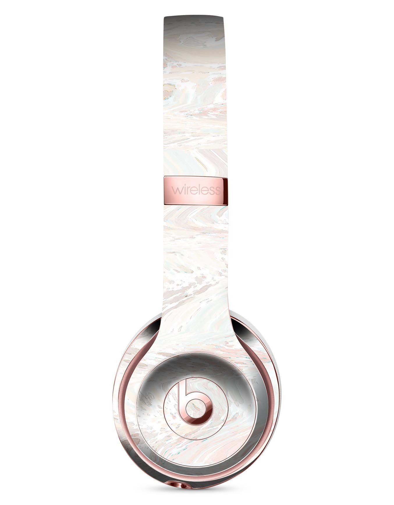 Slate Marble Surface V26 Full-Body Skin Kit for Beats by Dre Solo 3 Wireless Headphones, showcasing a stylish marble design.