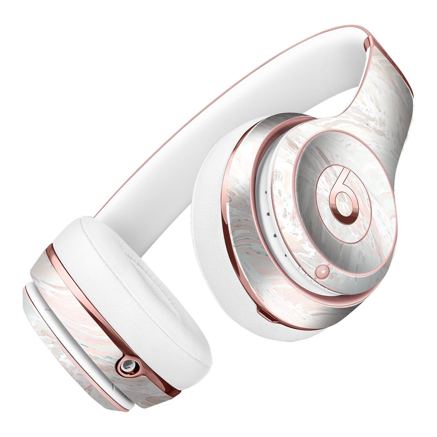 Slate Marble Surface V26 Full-Body Skin Kit for Beats by Dre Solo 3 Wireless Headphones, showcasing a stylish marble design.