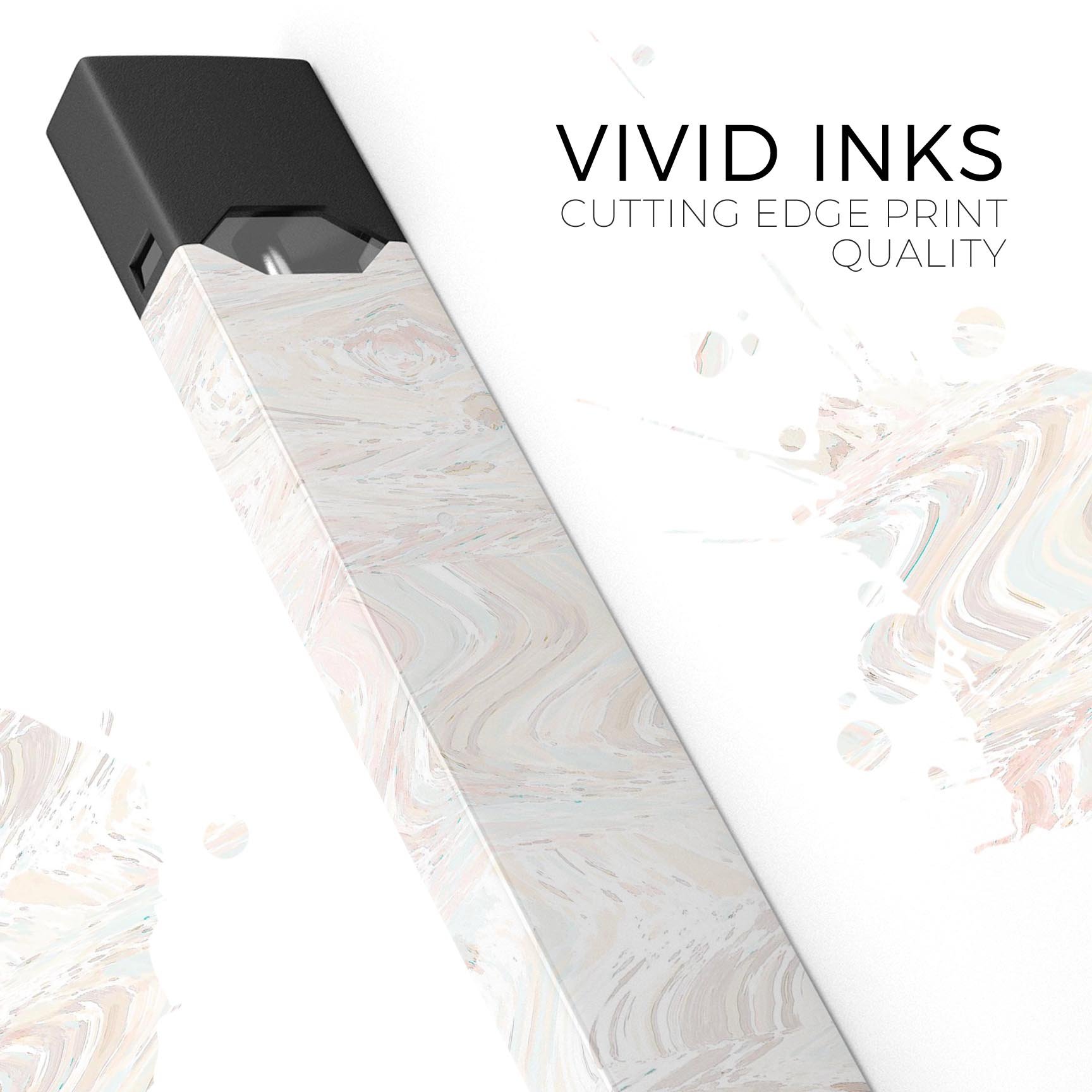 Slate Marble Surface V26 premium decal skin-wrap sticker designed for JUUL vaping device, showcasing a stylish marble pattern.