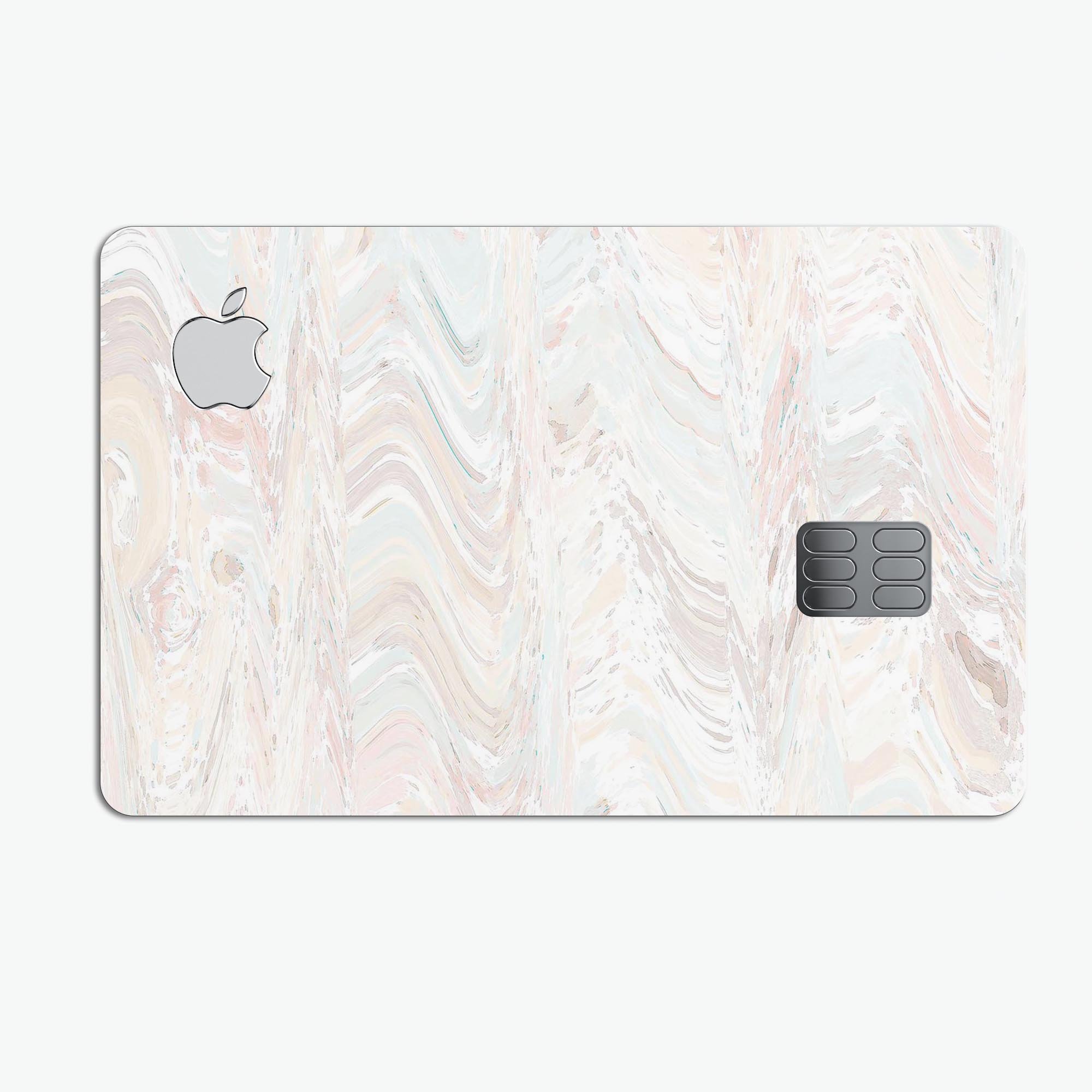 Slate Marble Surface V26 decal skin for Apple Card, showcasing premium vinyl design and finishes.