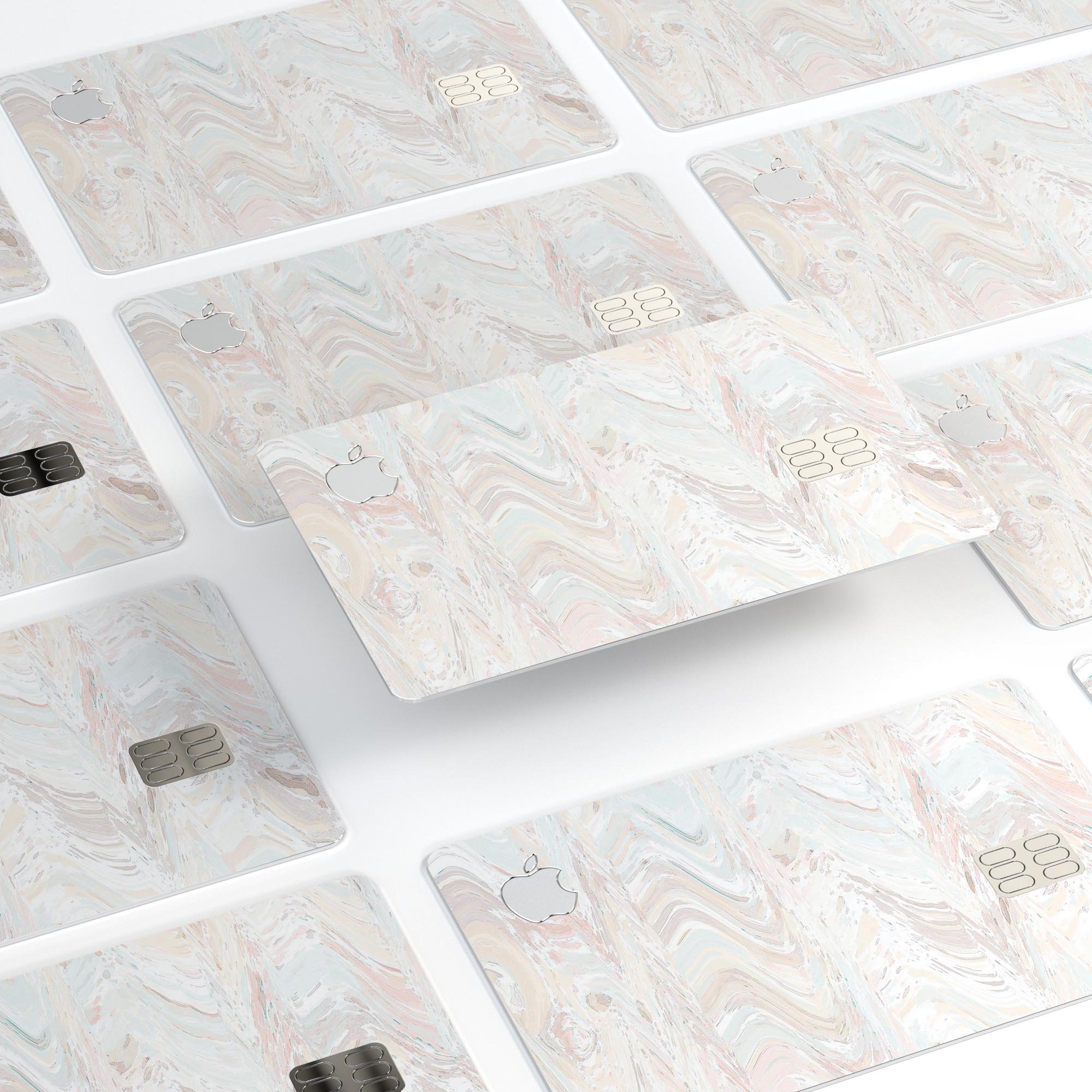 Slate Marble Surface V26 decal skin for Apple Card, showcasing premium vinyl design and finishes.