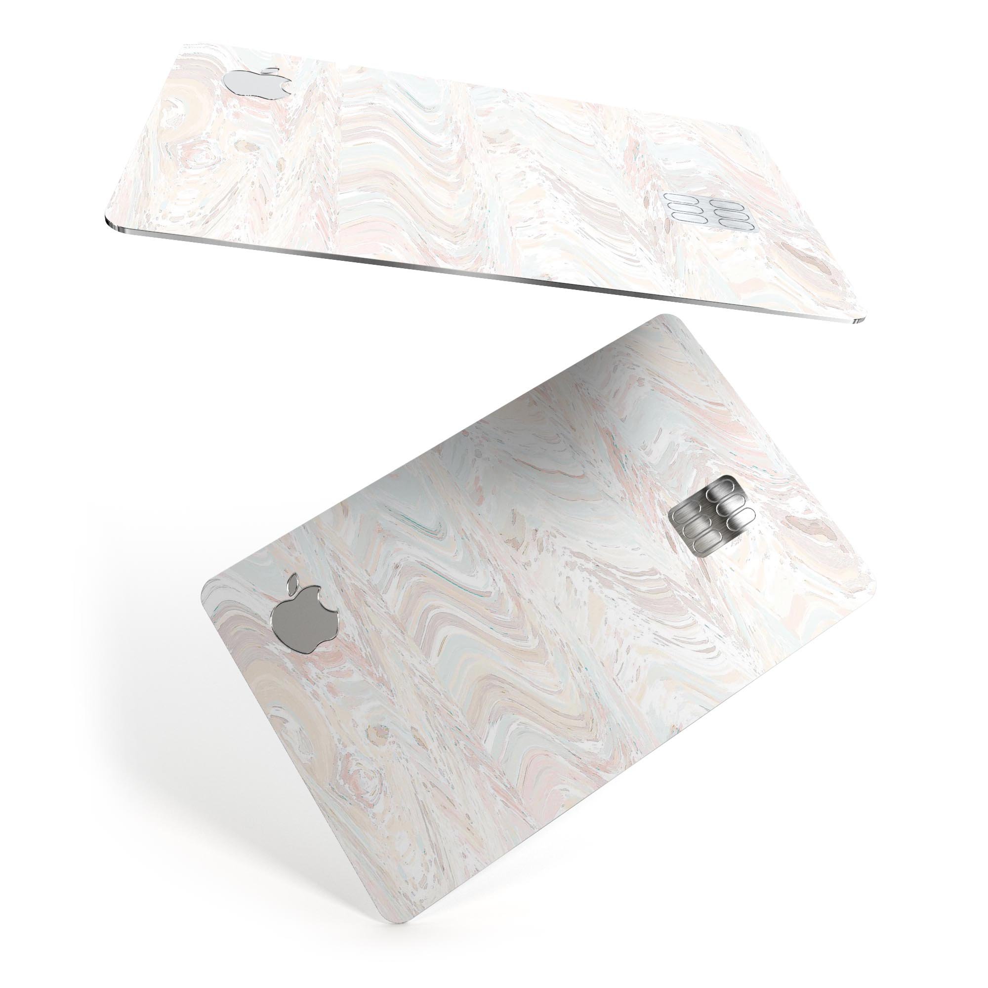 Slate Marble Surface V26 decal skin for Apple Card, showcasing premium vinyl design and finishes.