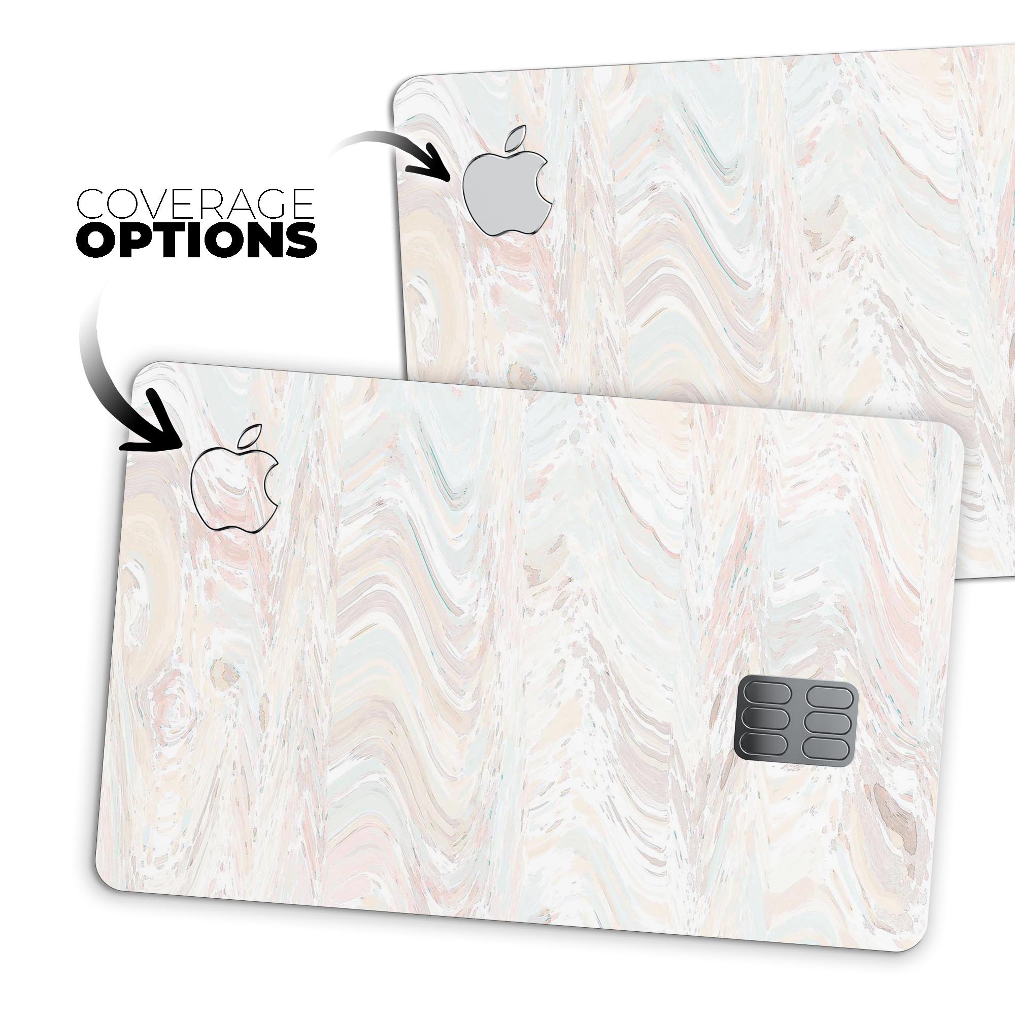 Slate Marble Surface V26 decal skin for Apple Card, showcasing premium vinyl design and finishes.