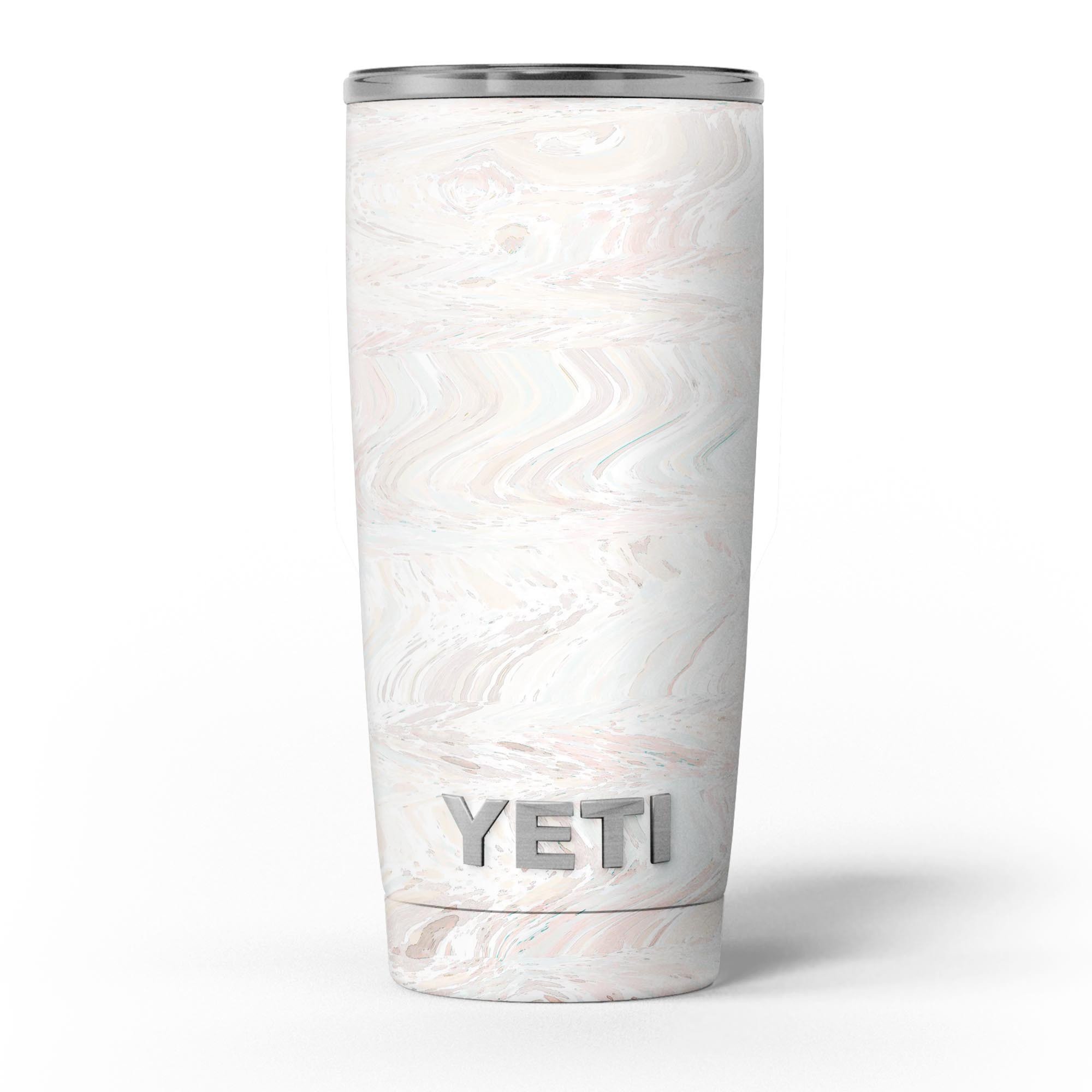 Slate Marble Surface V26 skin decal vinyl wrap kit for Yeti Coolers, showcasing a stylish marble design.