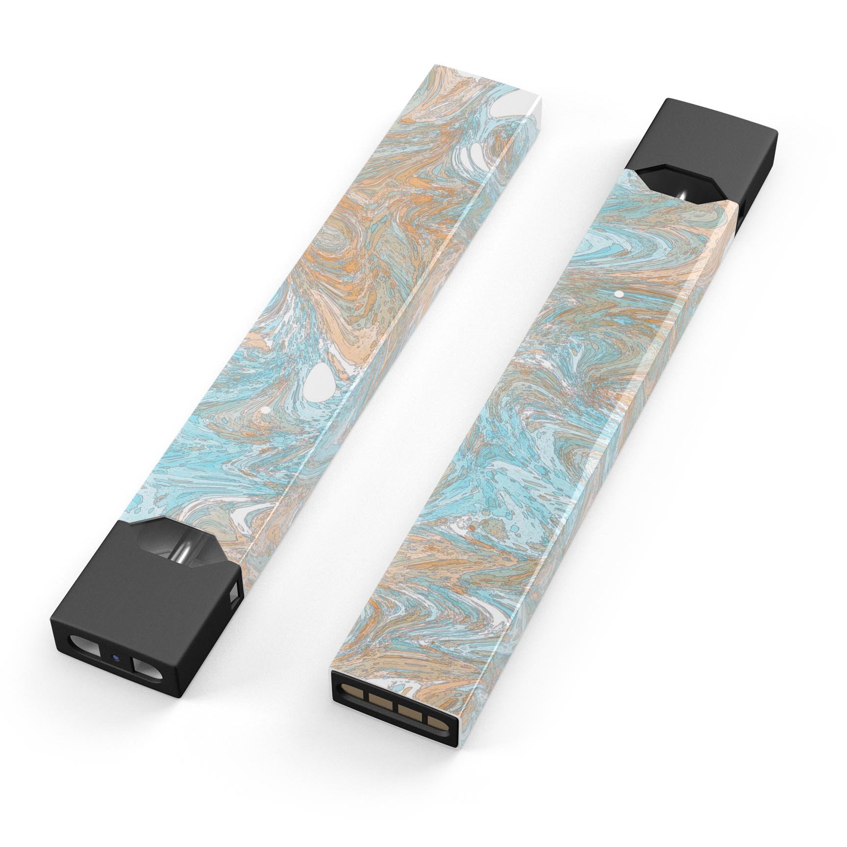 Slate Marble Surface V28 skin-wrap sticker designed for JUUL vaping device, showcasing a stylish marble pattern.