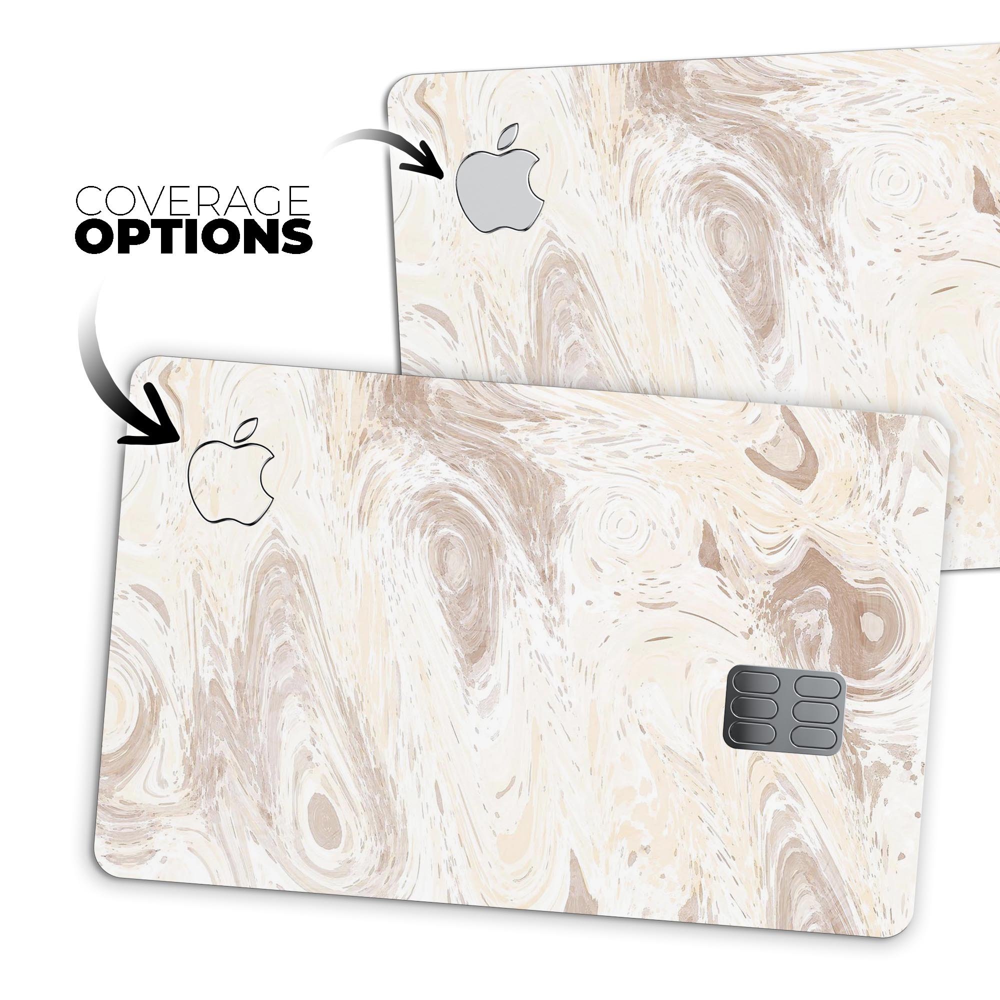 Slate Marble Surface V33 skin kit for Apple Card, showcasing premium vinyl design and finishes.