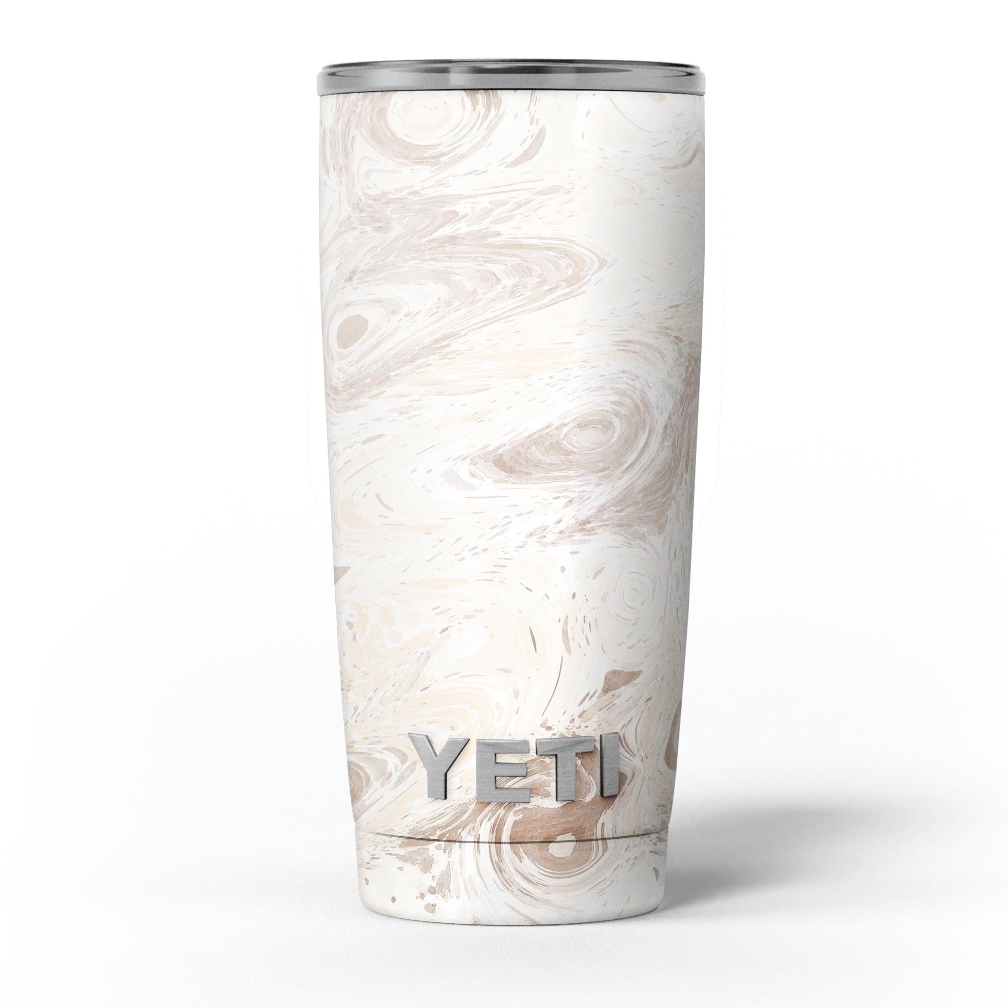 Slate Marble Surface V33 skin decal vinyl wrap kit for Yeti Coolers, showcasing a stylish marble design.