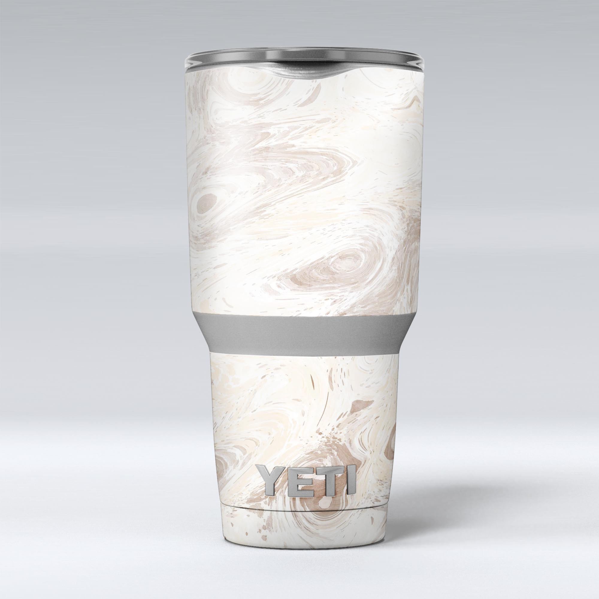 Slate Marble Surface V33 skin decal vinyl wrap kit for Yeti Coolers, showcasing a stylish marble design.