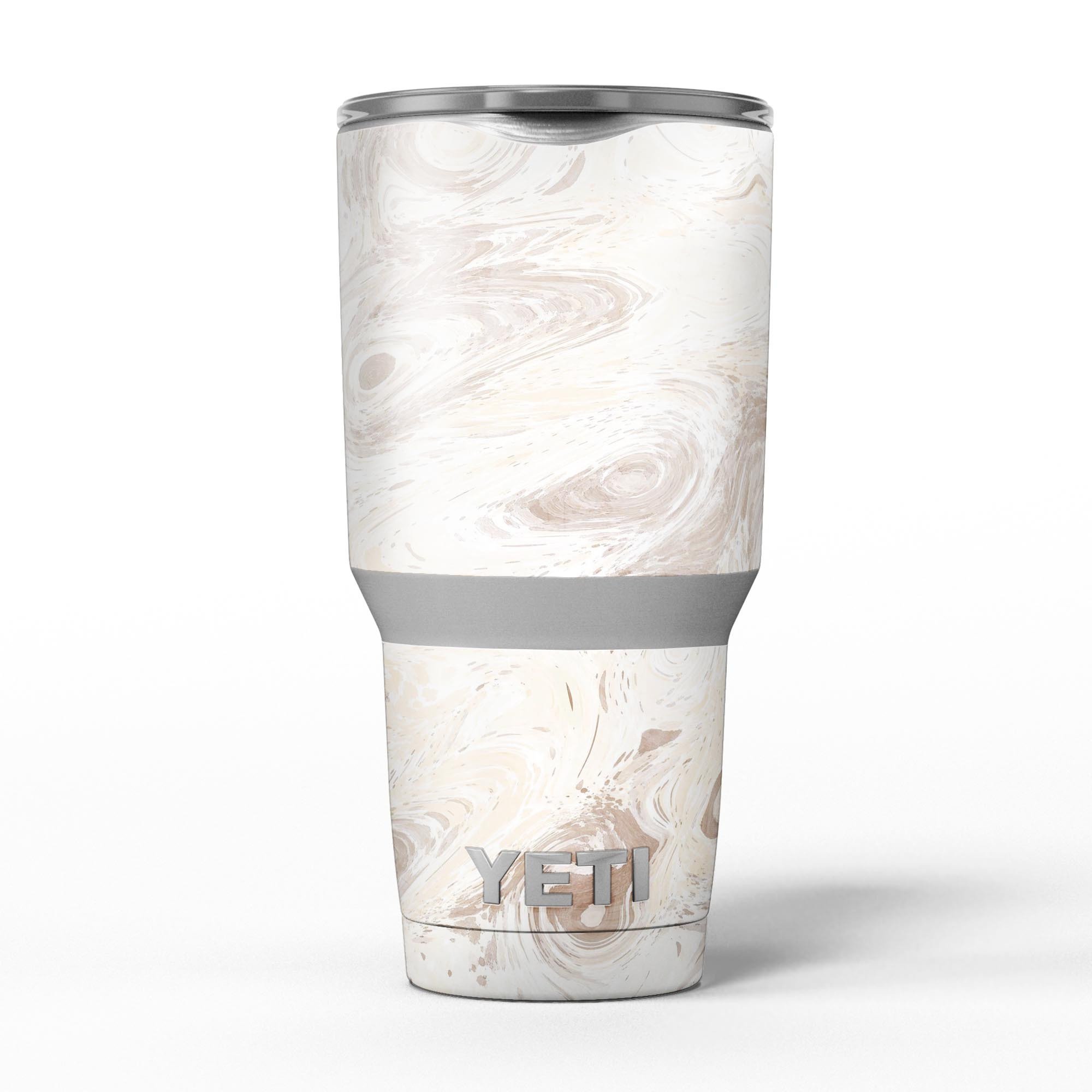 Slate Marble Surface V33 skin decal vinyl wrap kit for Yeti Coolers, showcasing a stylish marble design.