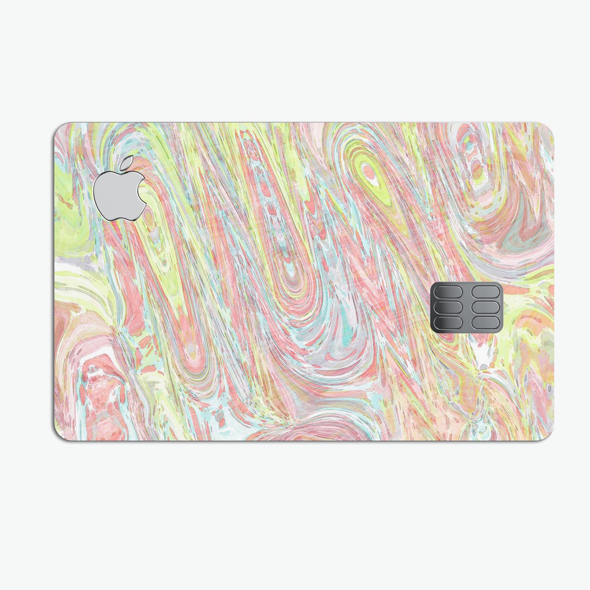 Slate Marble Surface V36 decal skin for Apple Card, showcasing premium vinyl design and finishes.