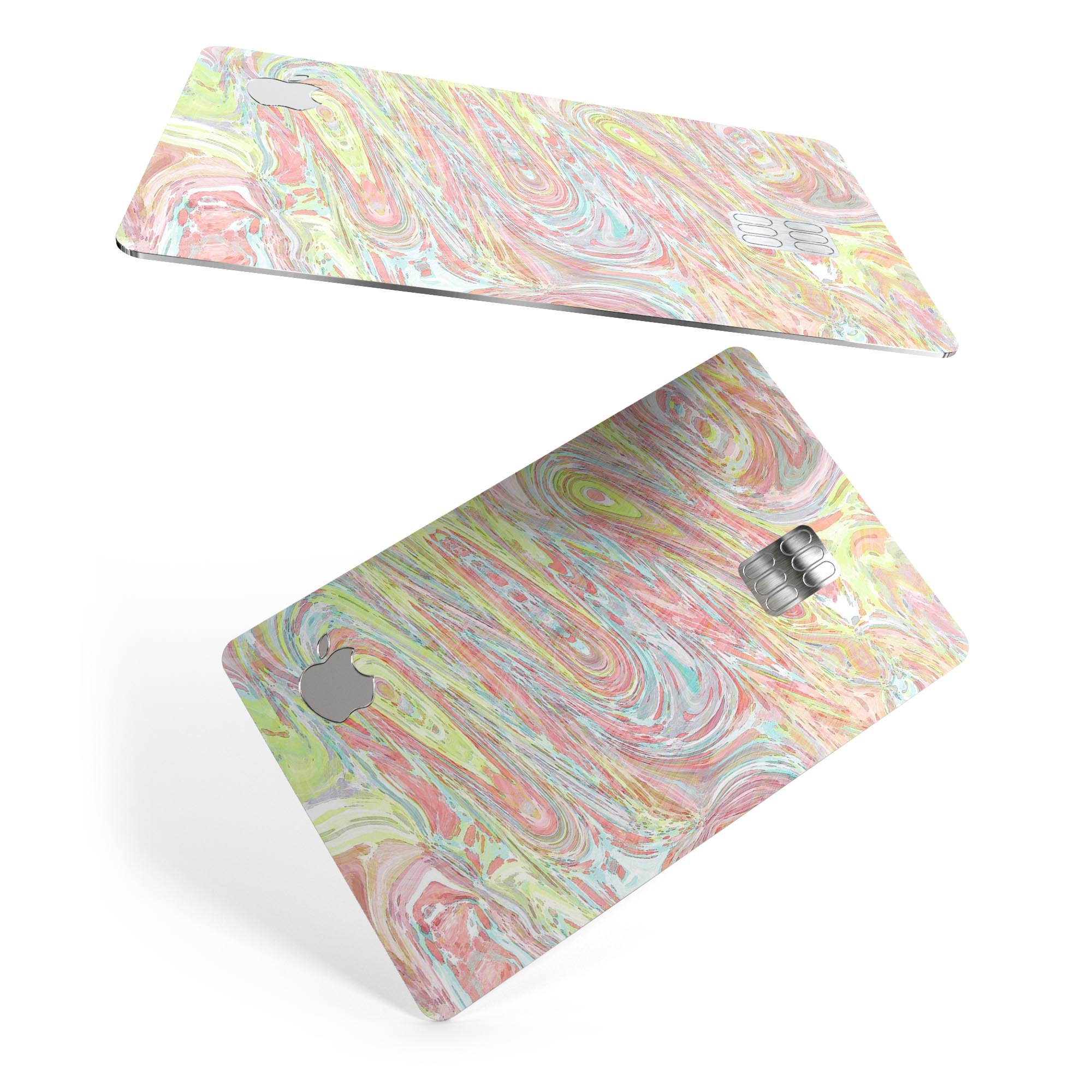 Slate Marble Surface V36 decal skin for Apple Card, showcasing premium vinyl design and finishes.