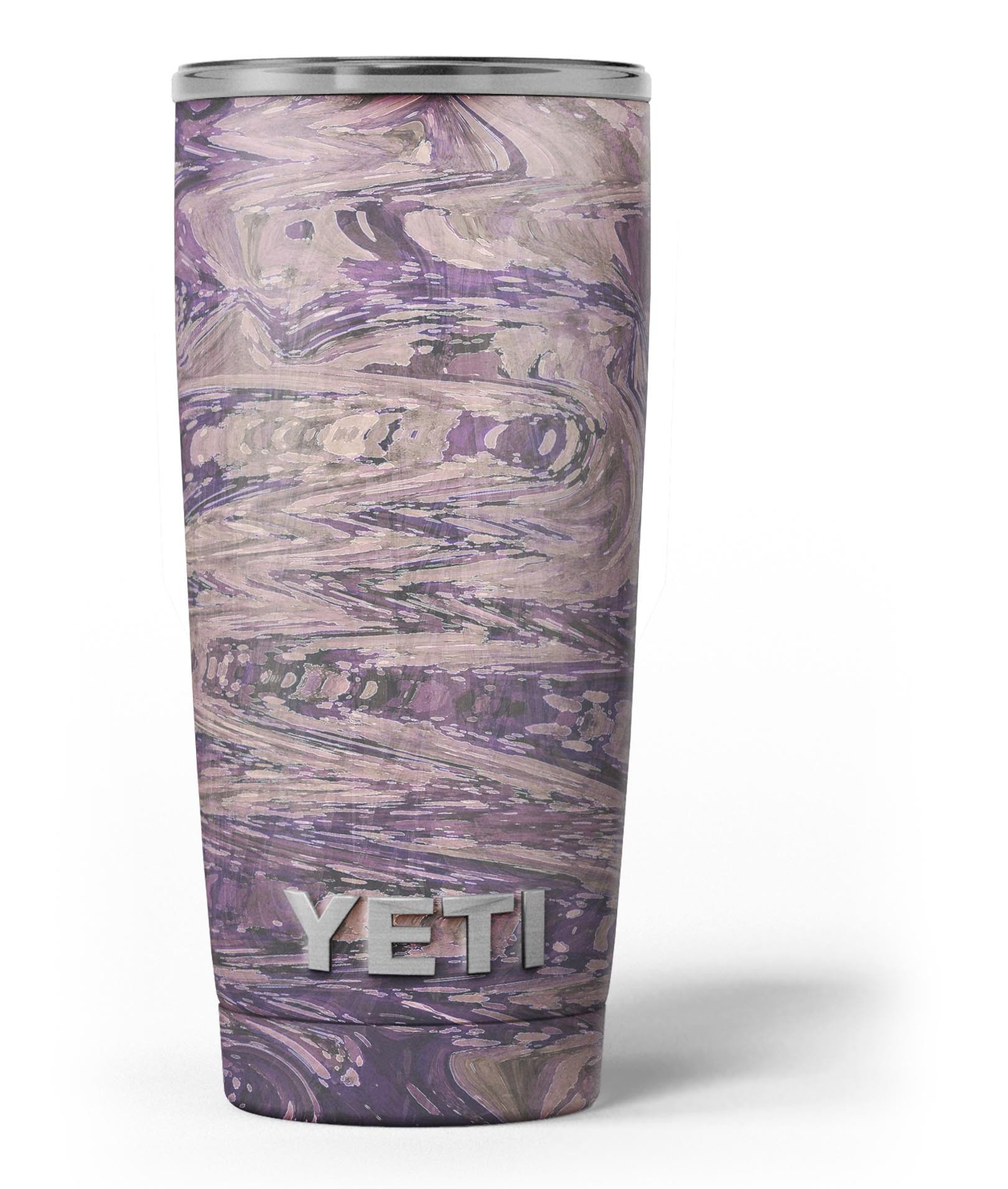 Slate Marble Surface V38 skin decal vinyl wrap kit for Yeti Coolers, showcasing a stylish marble design.