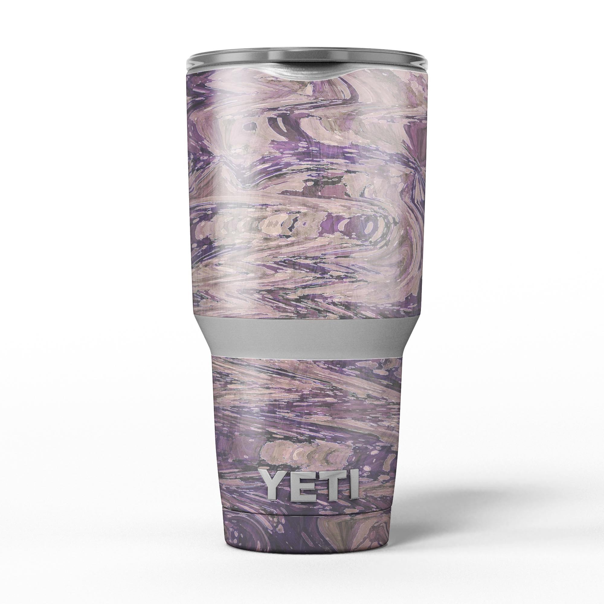 Slate Marble Surface V38 skin decal vinyl wrap kit for Yeti Coolers, showcasing a stylish marble design.