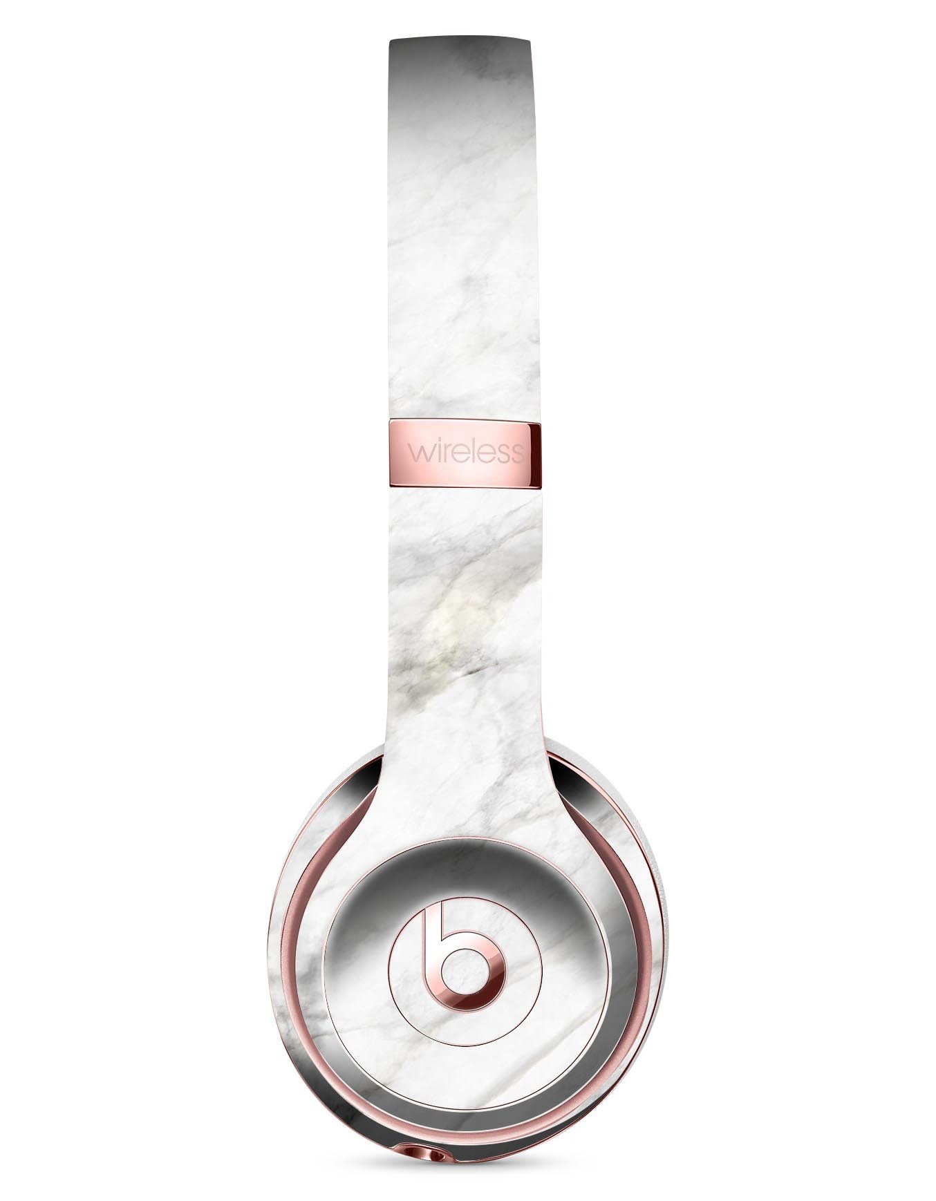 Slate Marble Surface V5 Full-Body Skin Kit for Beats by Dre Solo 3, showcasing a stylish marble design that fits perfectly on the headphones.