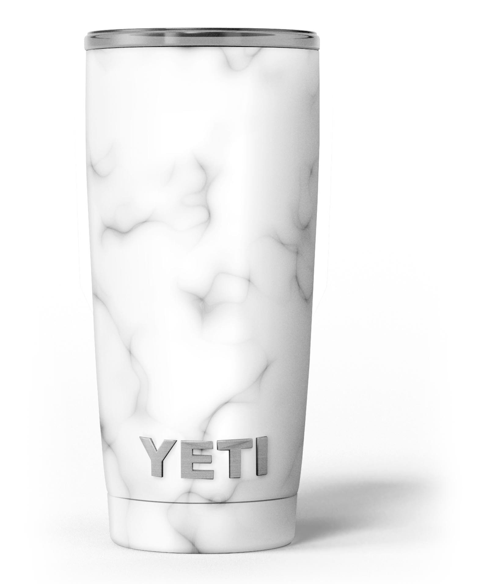 Slate Marble Surface V52 skin decal vinyl wrap kit for Yeti Cooler, showcasing a stylish marble design and premium quality.