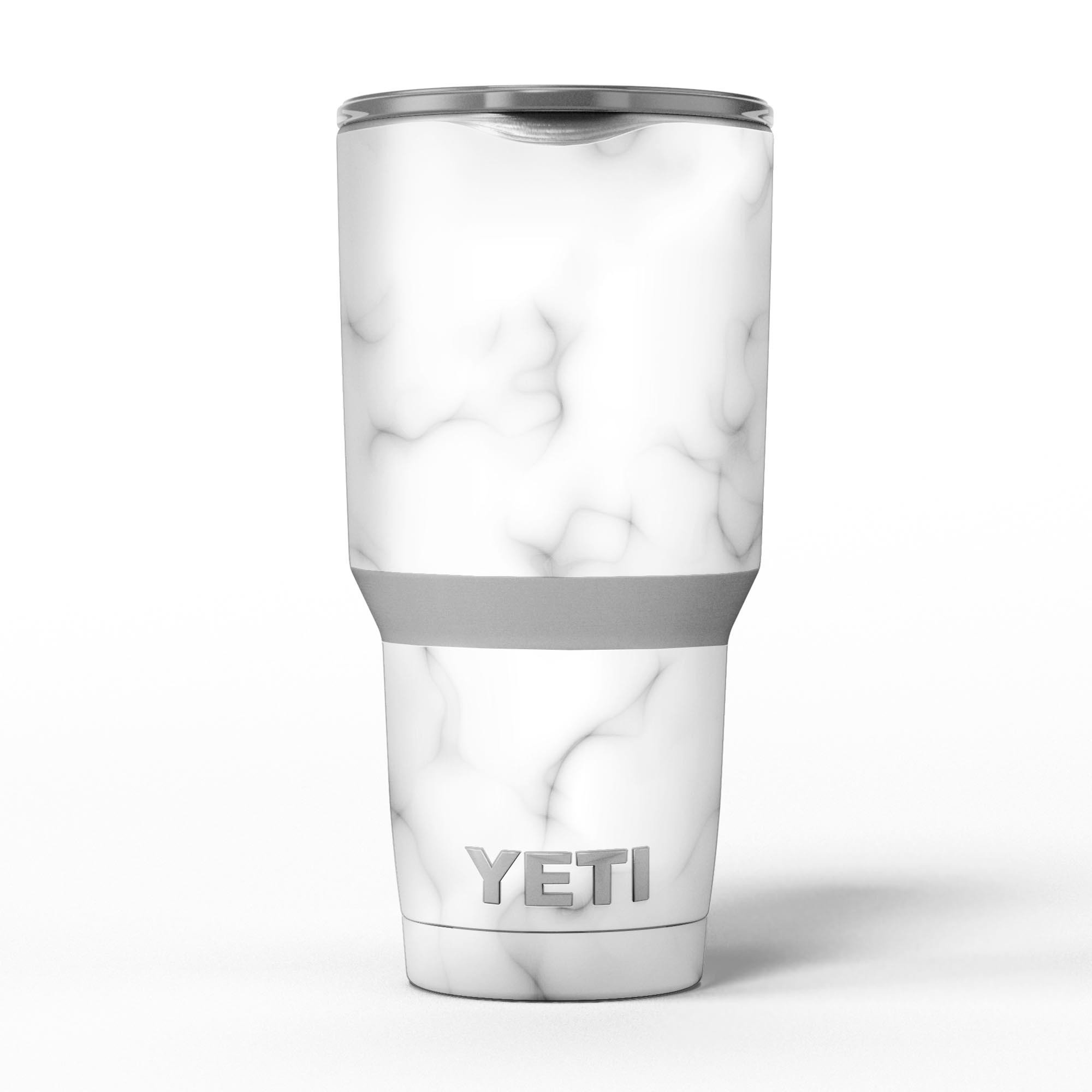 Slate Marble Surface V52 skin decal vinyl wrap kit for Yeti Cooler, showcasing a stylish marble design and premium quality.