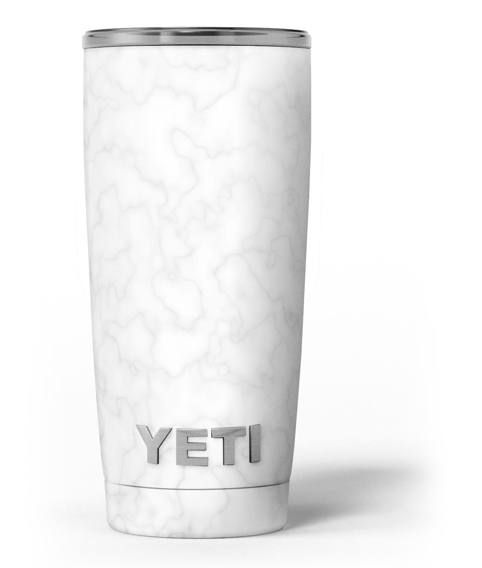 Slate Marble Surface V58 skin decal vinyl wrap kit for Yeti Coolers, showcasing a stylish marble design and premium quality.