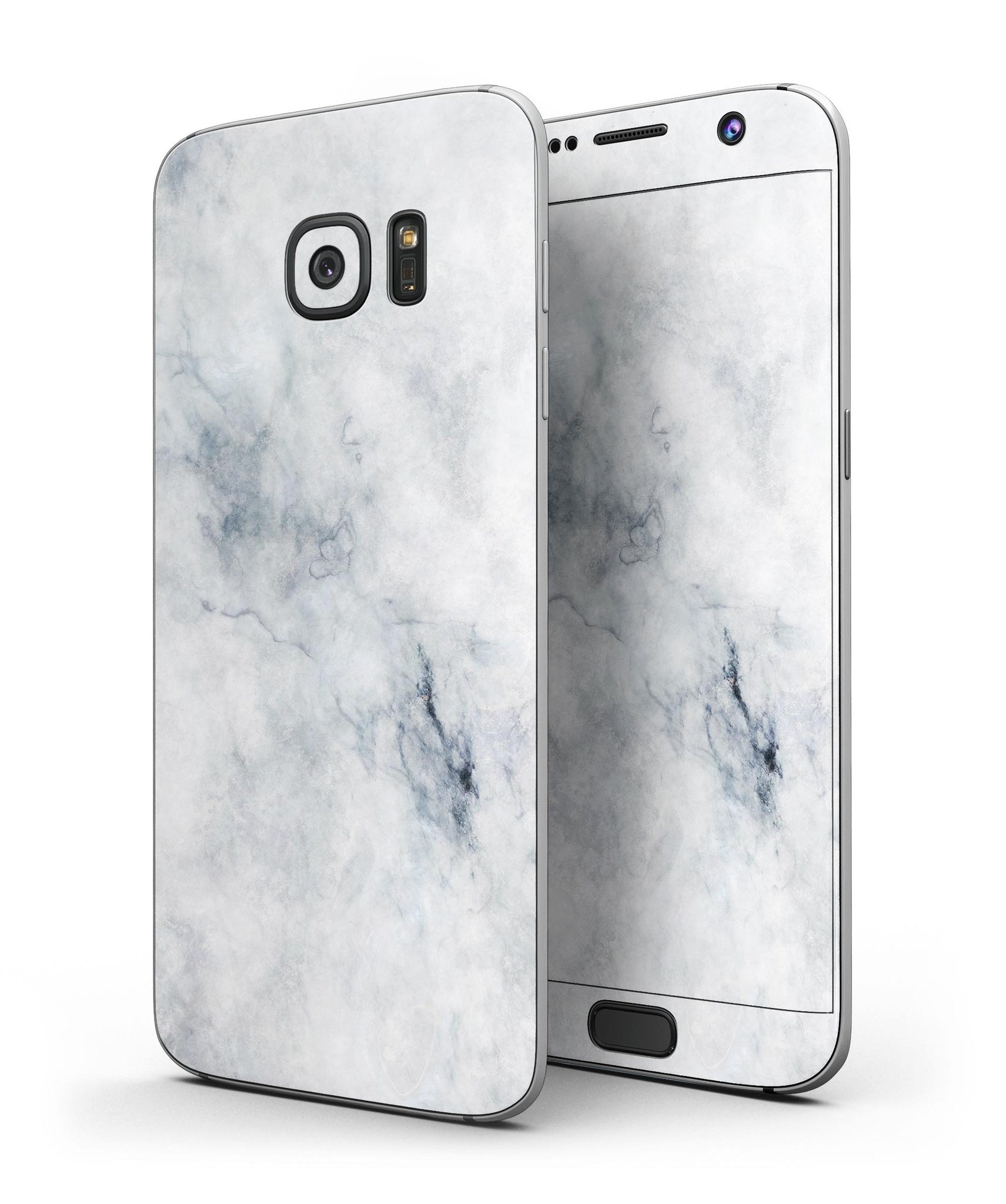 Slate Marble Surface V6 skin kit for Samsung Galaxy S7, showcasing its stylish design and premium vinyl material.