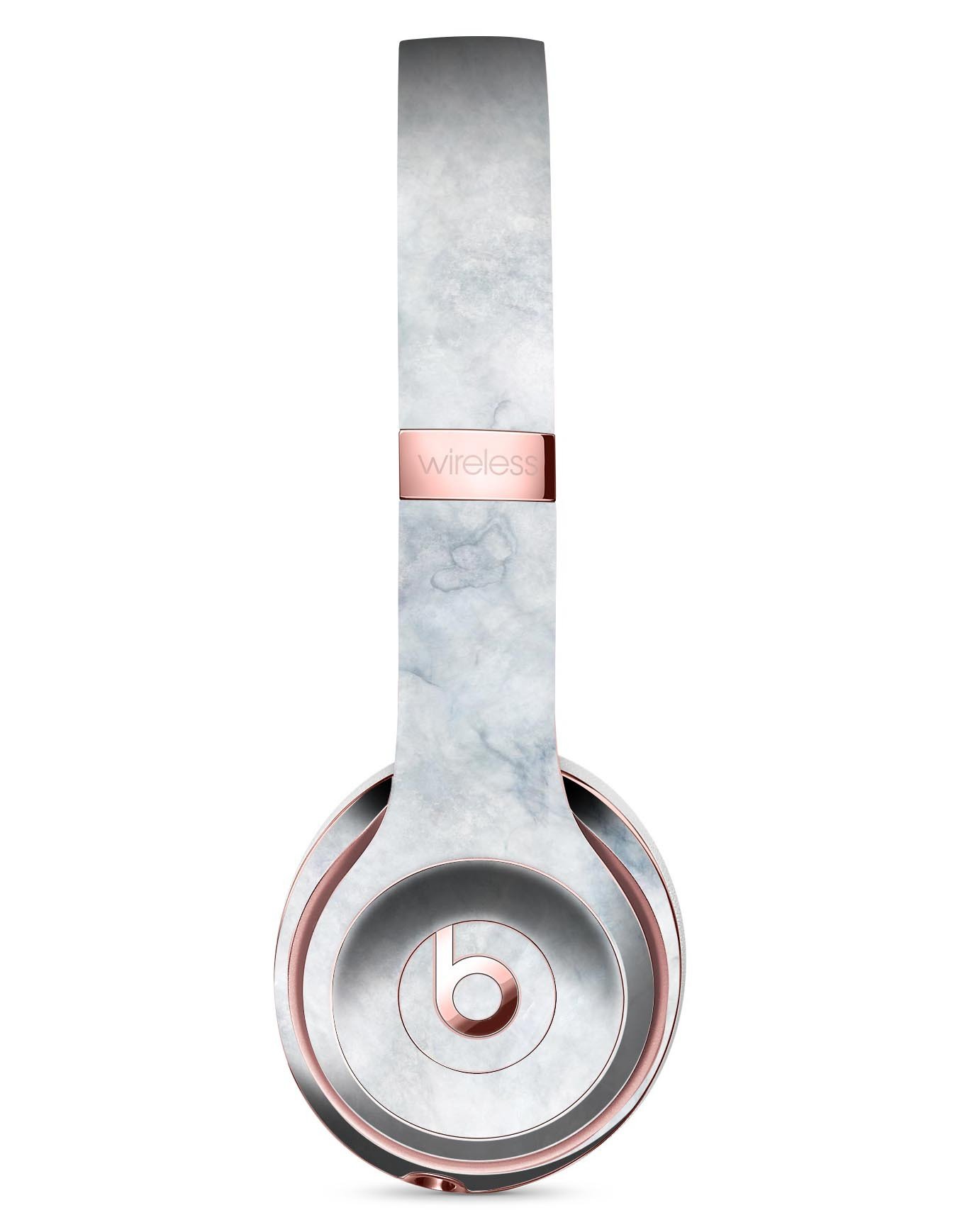 Slate Marble Surface V6 Full-Body Skin Kit for Beats by Dre Solo 3, showcasing a stylish marble design that fits perfectly on the headphones.