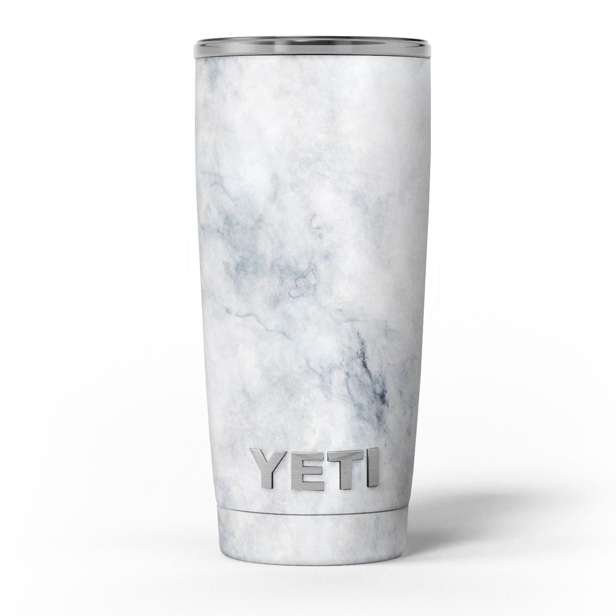 Slate Marble Surface V6 skin decal vinyl wrap kit for Yeti Coolers, showcasing a stylish marble design.