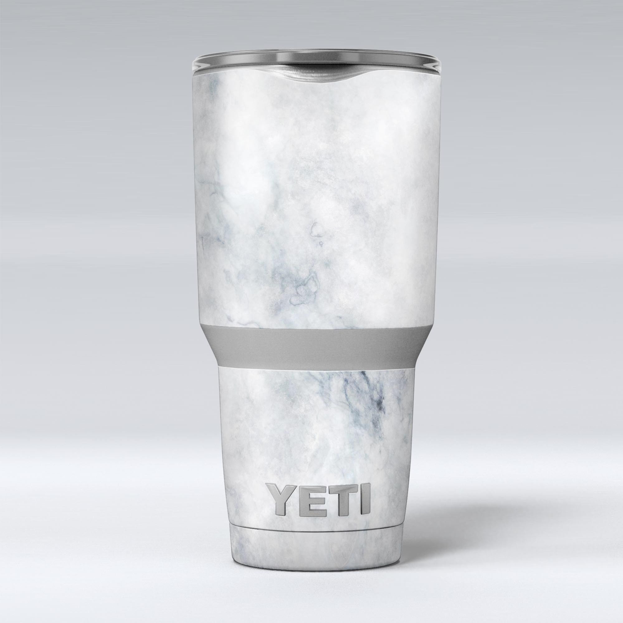 Slate Marble Surface V6 skin decal vinyl wrap kit for Yeti Coolers, showcasing a stylish marble design.