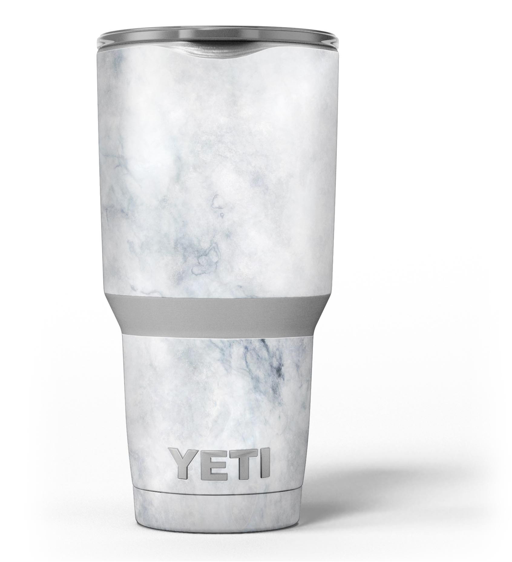 Slate Marble Surface V6 skin decal vinyl wrap kit for Yeti Coolers, showcasing a stylish marble design.