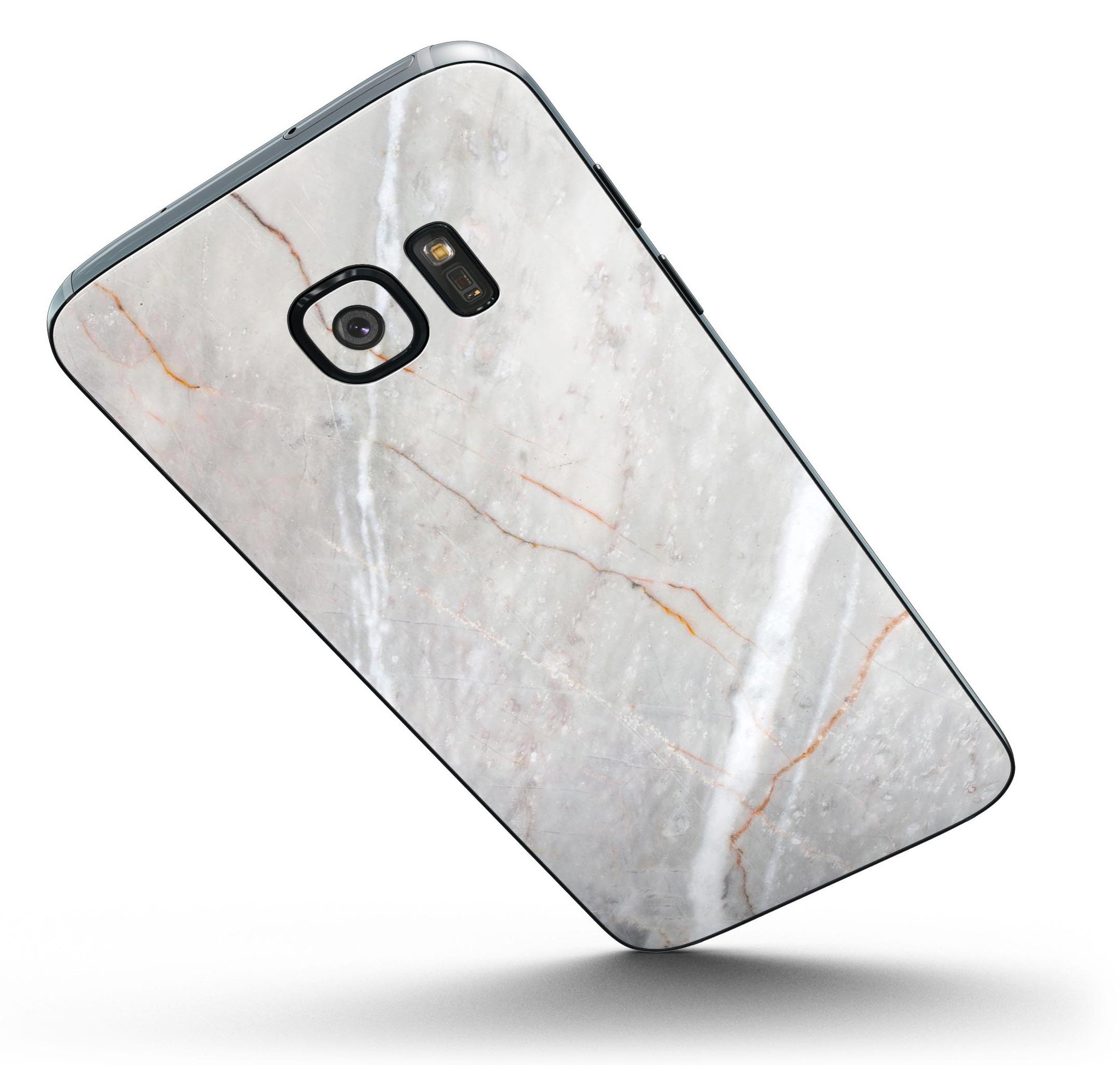 Slate Marble Surface V8 skin kit for Samsung Galaxy S7, showcasing its stylish design and premium vinyl material.