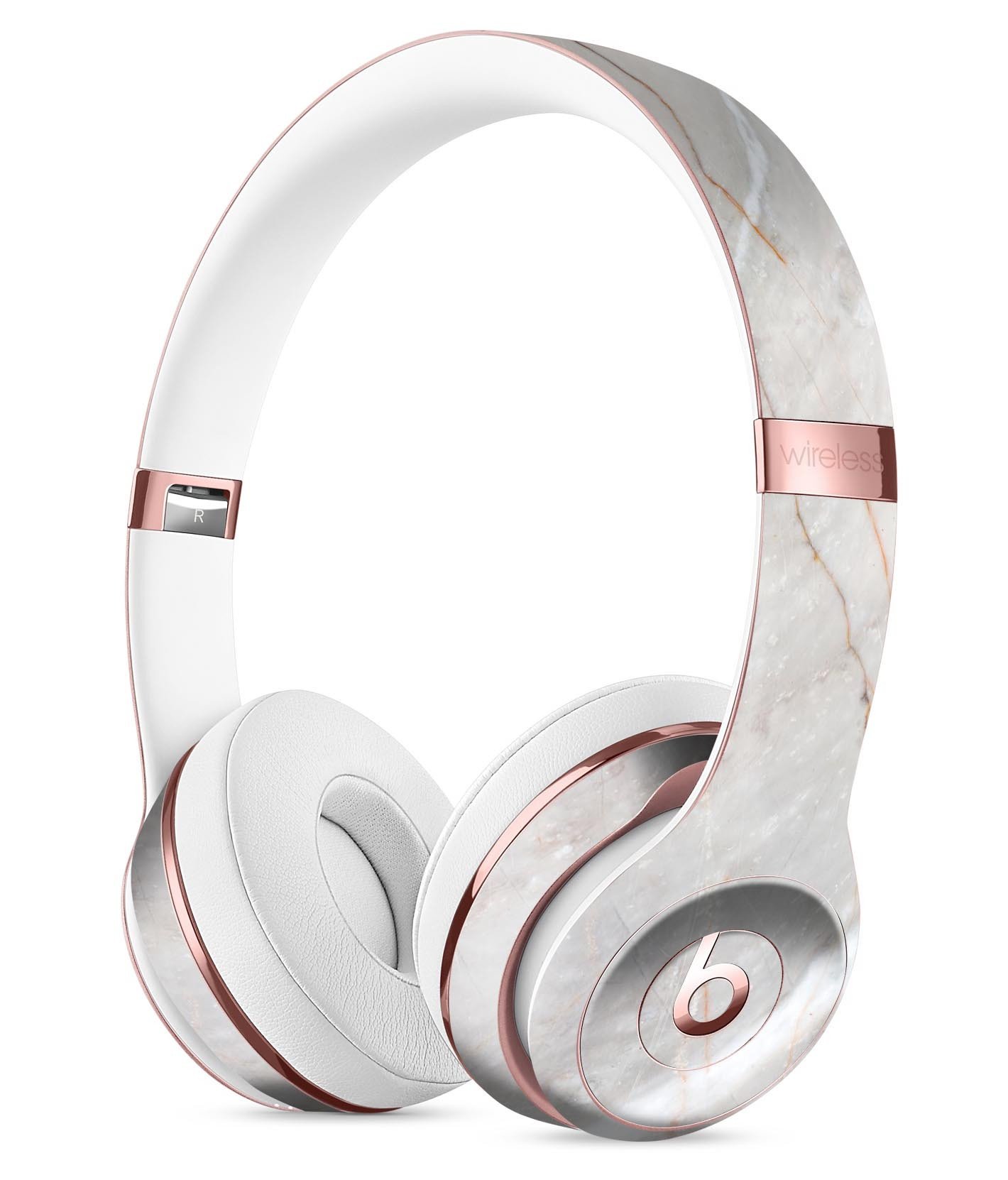 Slate Marble Surface V8 Full-Body Skin Kit for Beats by Dre Solo 3, showcasing stylish design and premium vinyl material.