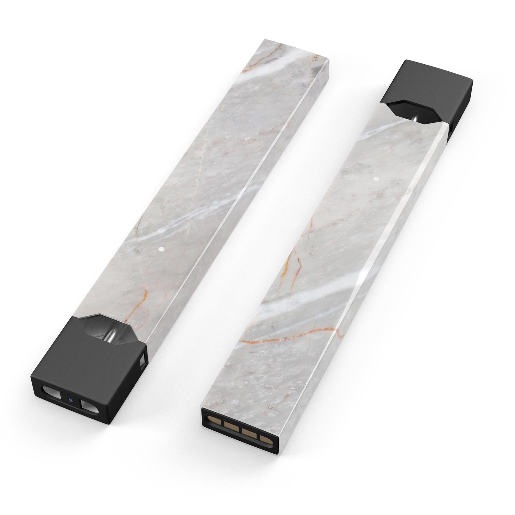 Slate Marble Surface V8 skin-wrap sticker designed for JUUL vaping device, showcasing a stylish marble pattern.